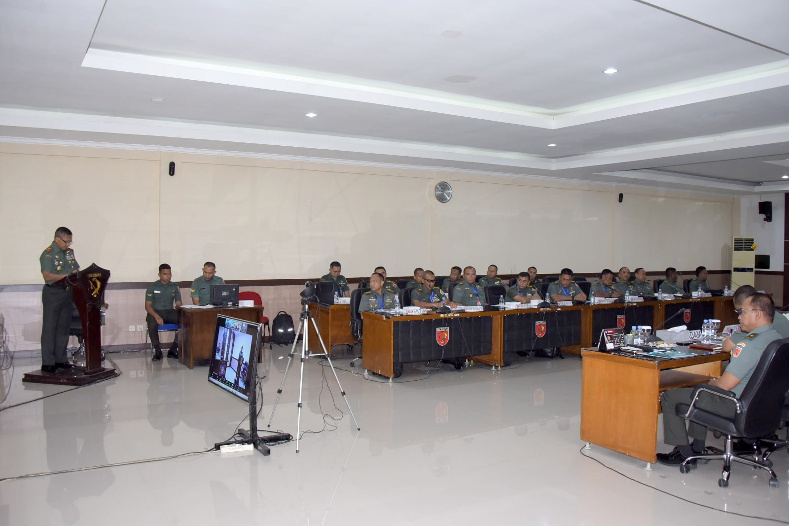 Pangdam Pattimura Pimpin Taklimat Awal Post Audit Itjenad TA. 2023