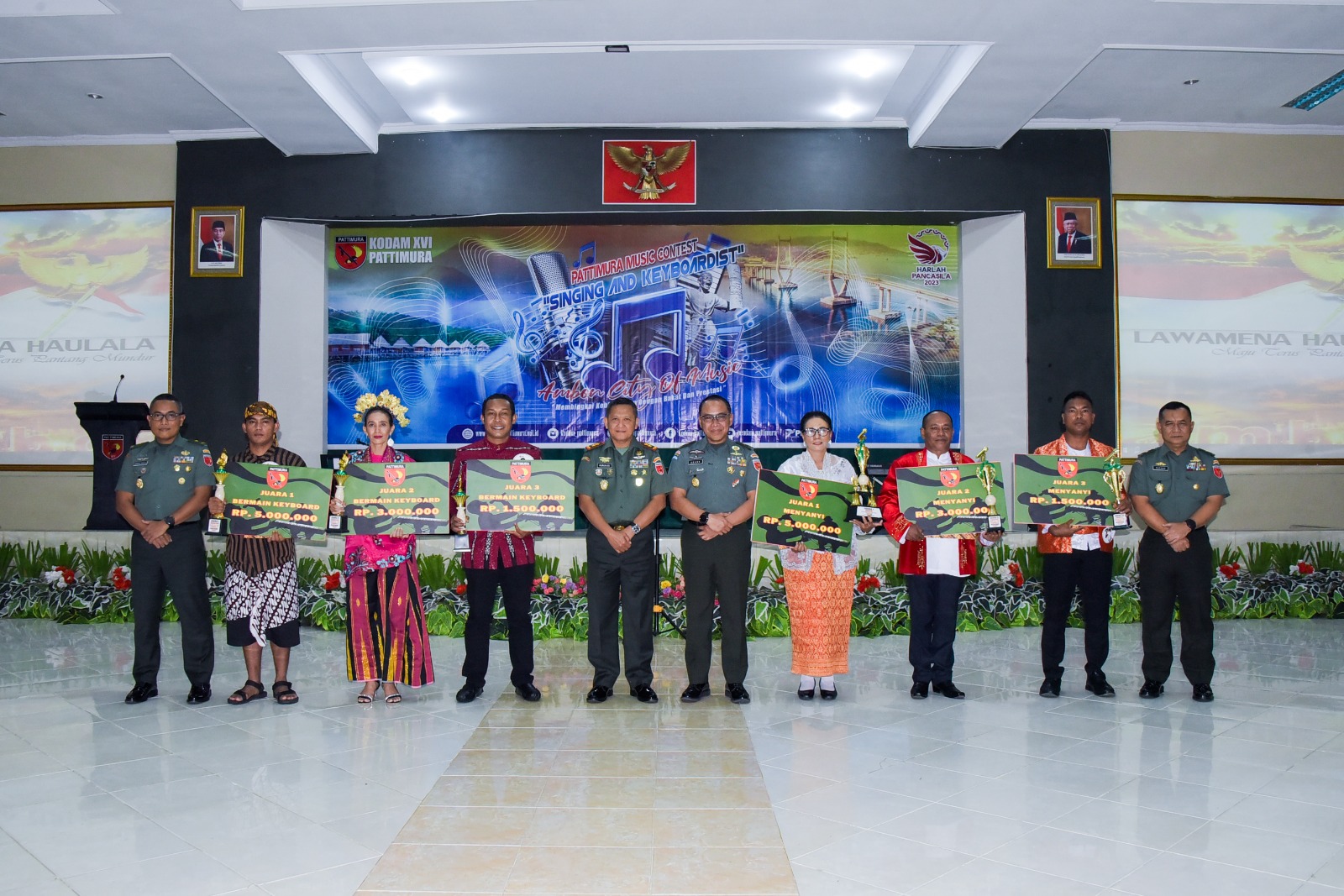 Angkat Kearifan Lokal, Kodam Pattimura Gelar Lomba Menyanyi dan Keyboard