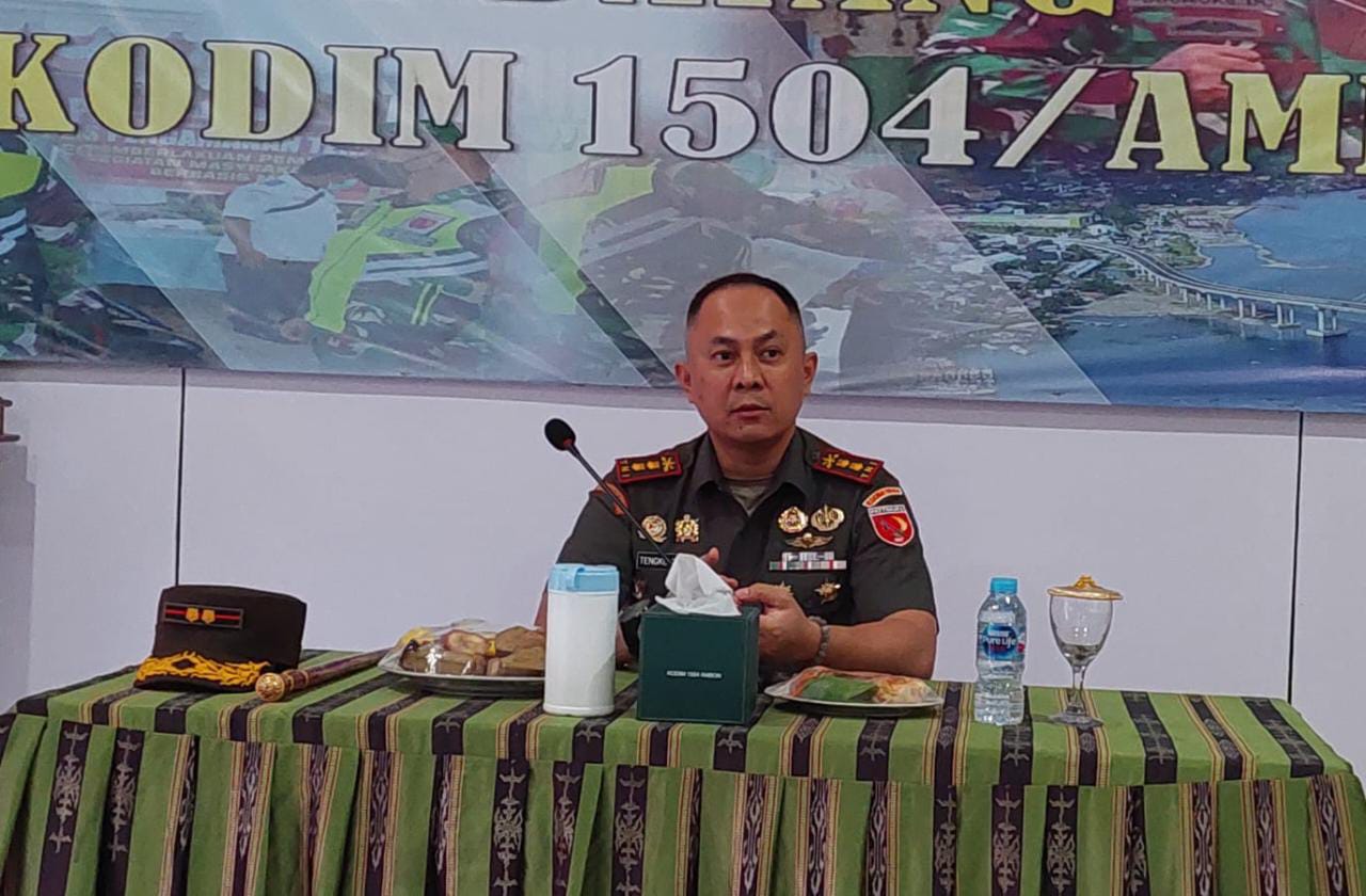 Dandim 1504/Ambon Tegas Sikapi Dinamika Perkembangan Situasi Di Wilayahnya