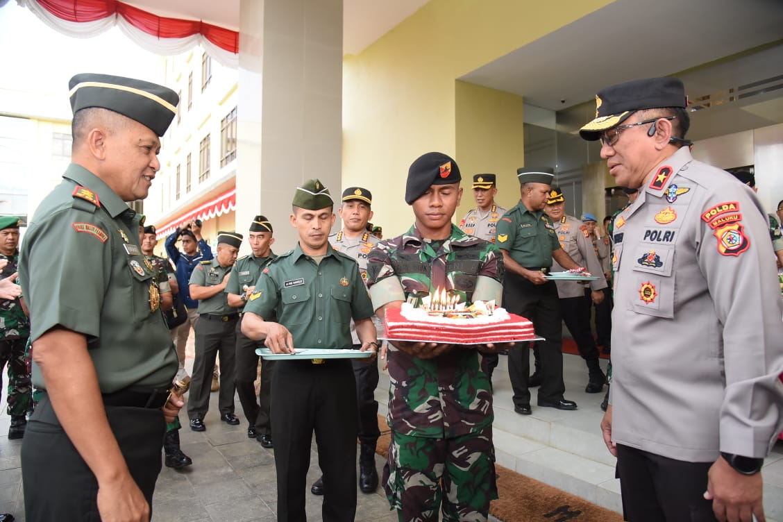 Serbuan Kasih Sayang Kodam Pattimura ke Jajaran Polda Maluku