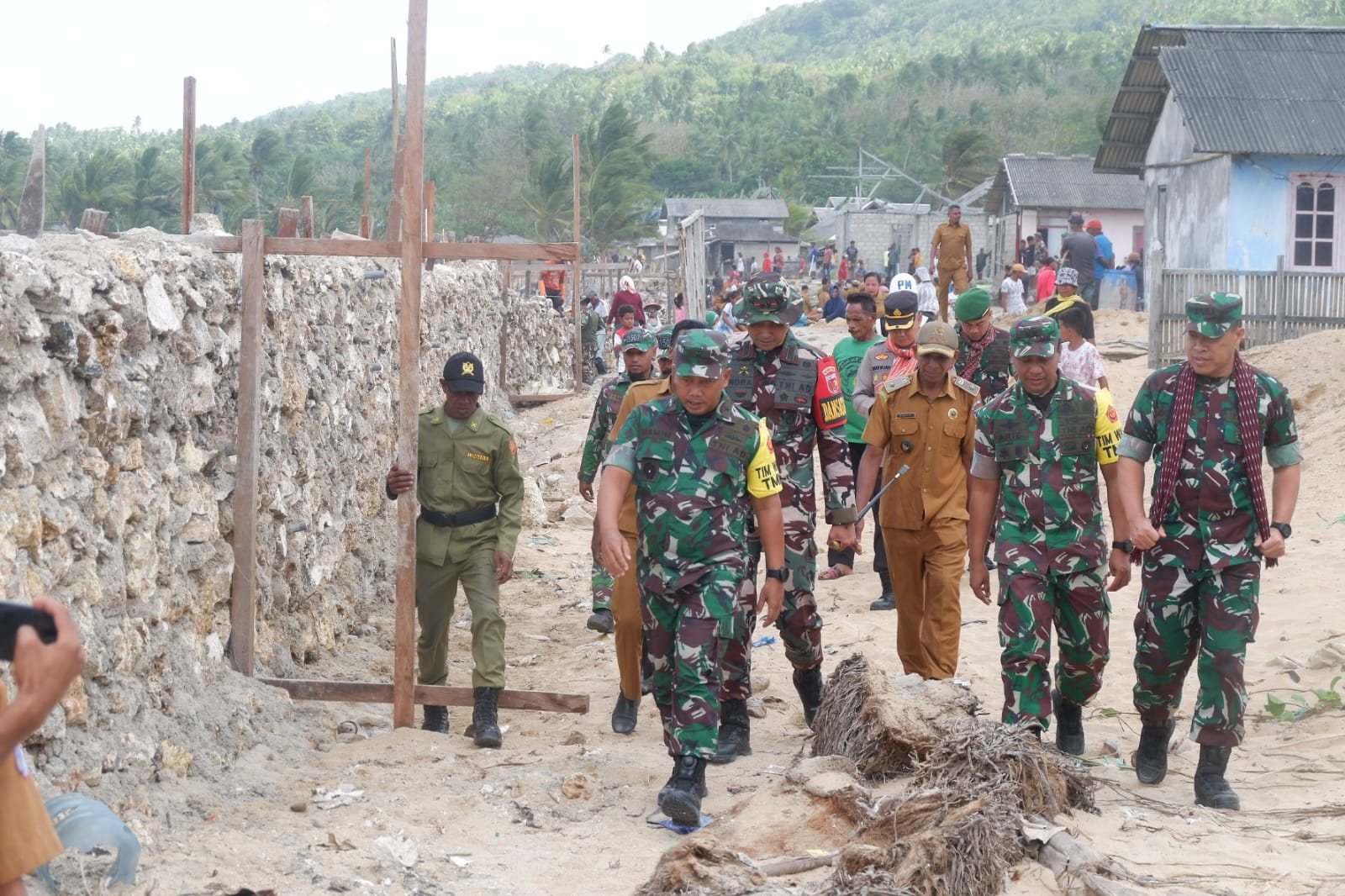 Kodim Saumlaki Terima Kunjungan Tim Wasev Mabesad