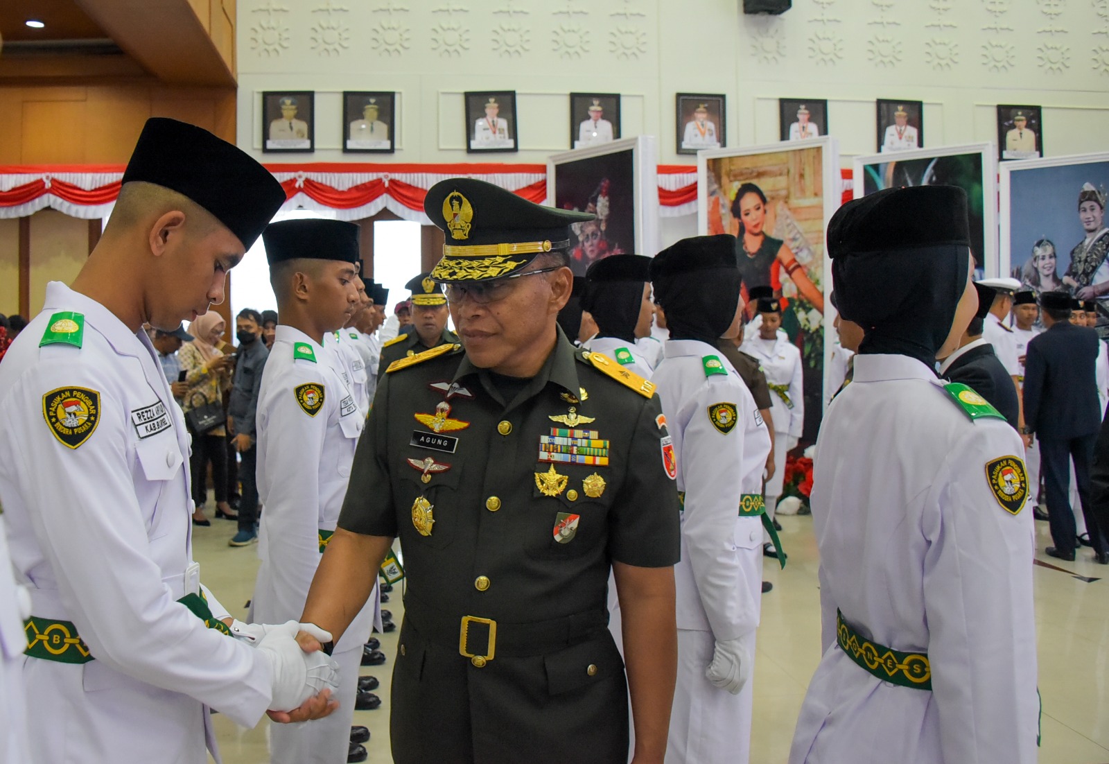 Kasdam Pattimura, Hadiri Pengukuhan Paskibraka Provinsi Maluku Tahun 2023 Oleh Gubernur Maluku