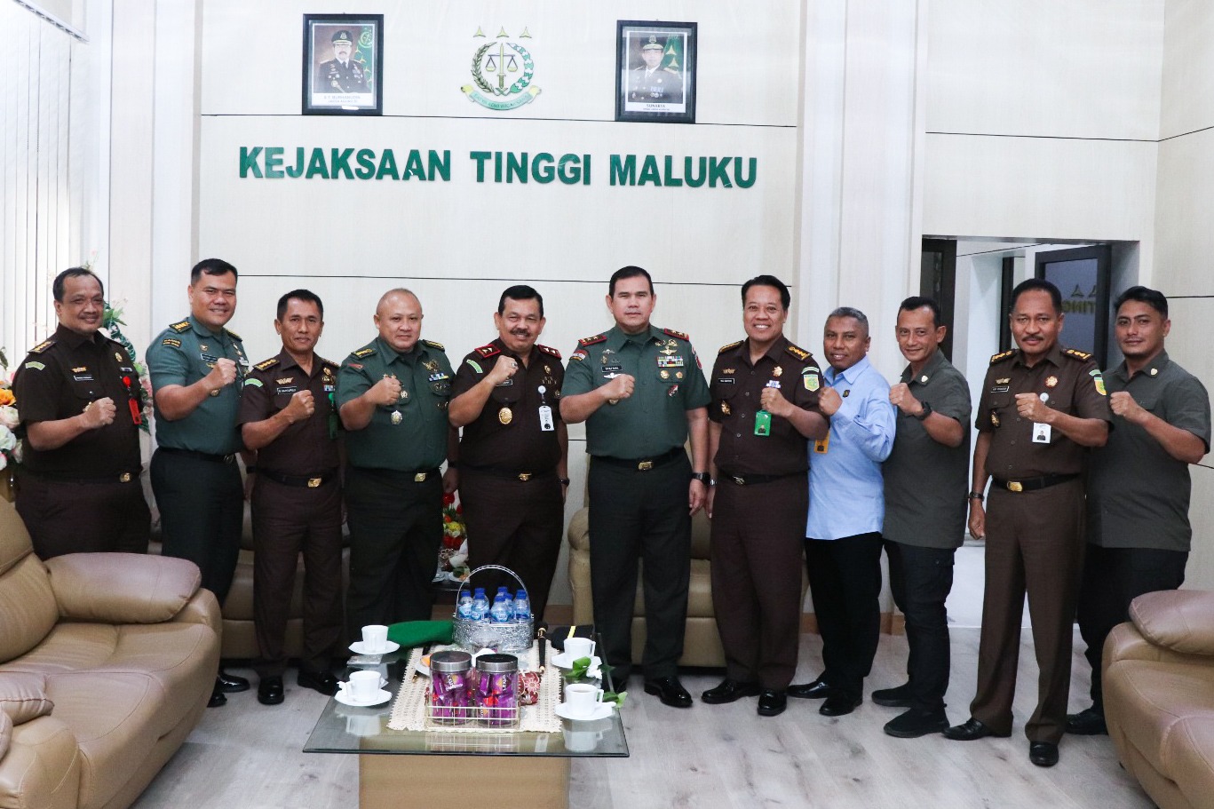 Pangdam Pattimura Sowan ke Kajati dan Tokoh Agama