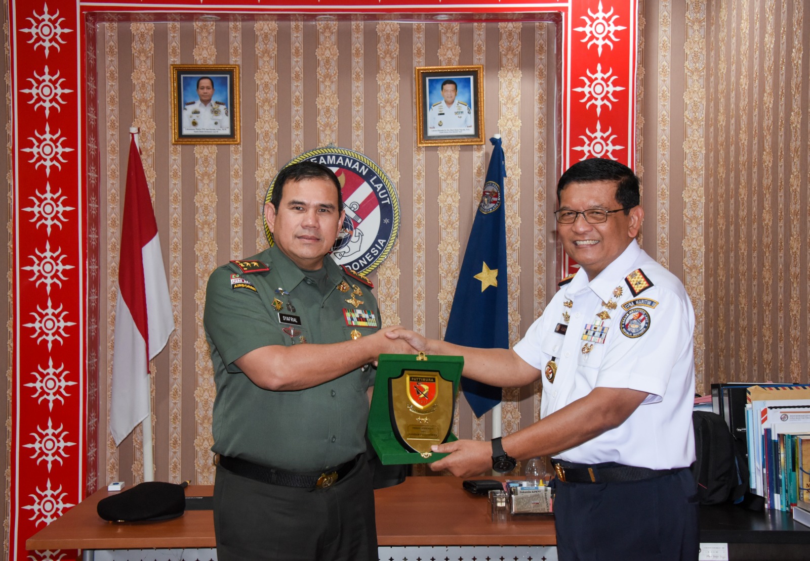 Pangdam Pattimura Silaturahmi ke Bakamla dan Ketua Walubi