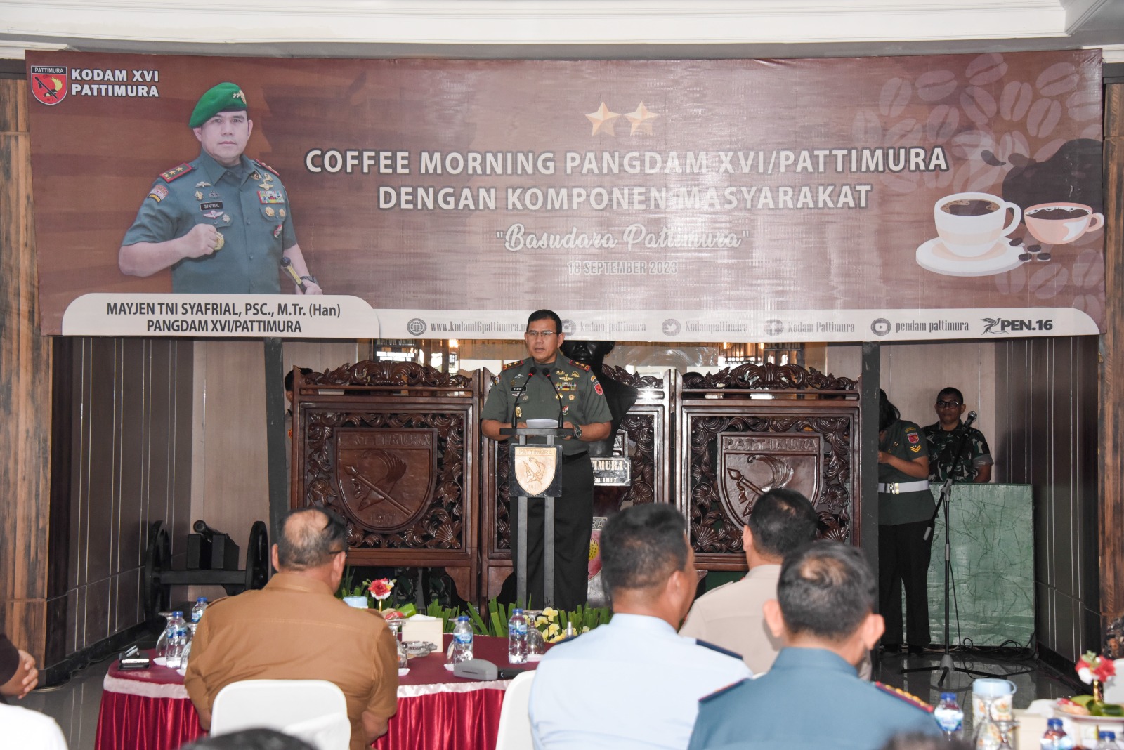 Surprise hingga Launching “Basudara Pattimura” Mewarnai Rangkaian Kegiatan Kodam