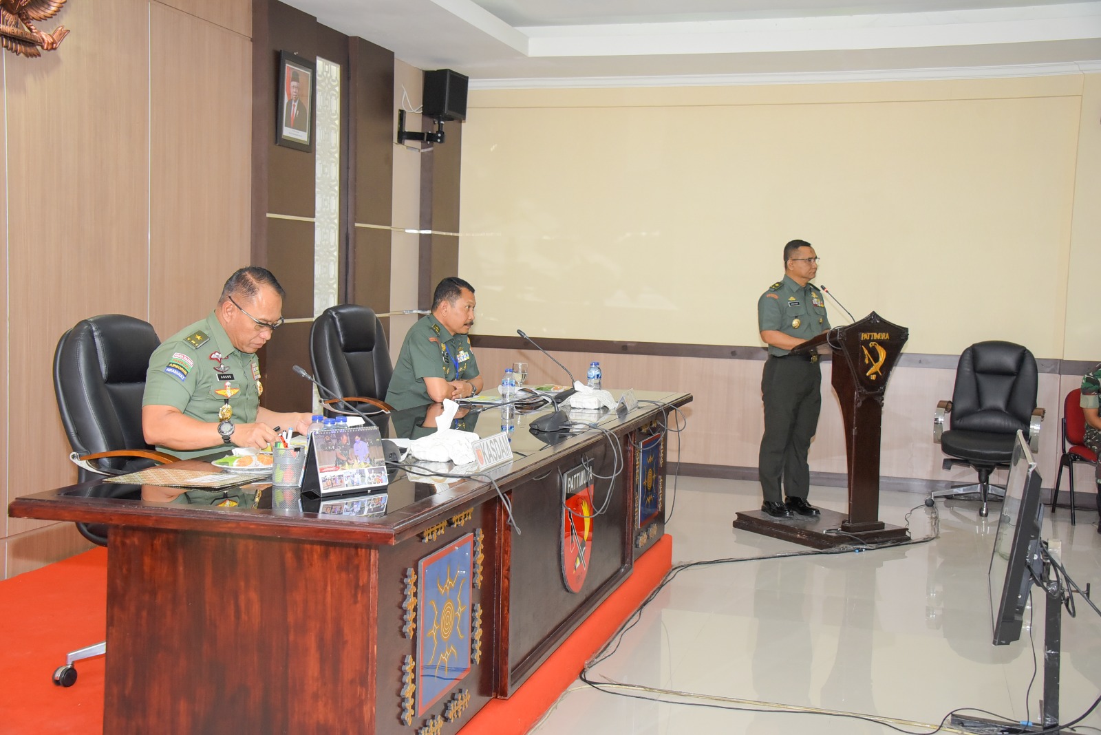 Kasdam Pattimura Buka Taklimat Awal Current Audit Itjenad TA 2023