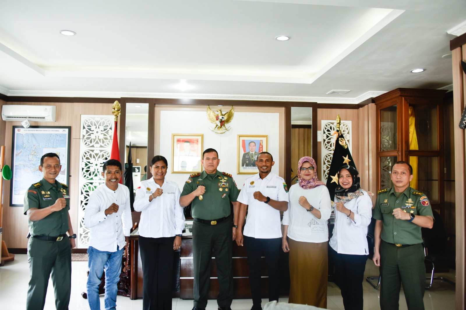 Pangdam Pattimura Terima Audiensi Generasi Emas Indonesia Maluku