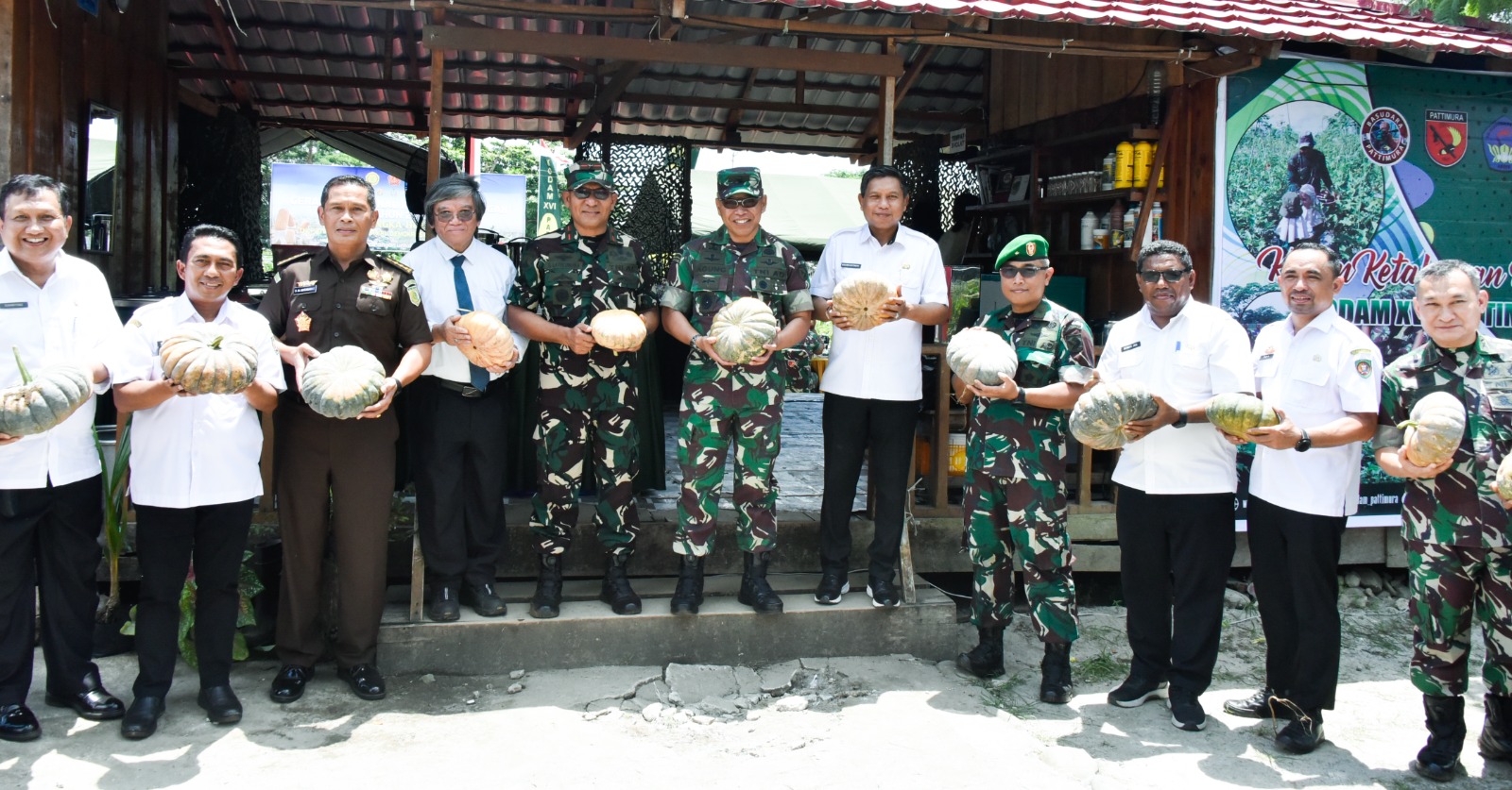 Kodam Pattimura Siap Dukung Ketahanan Pangan Nasional Di Daerah