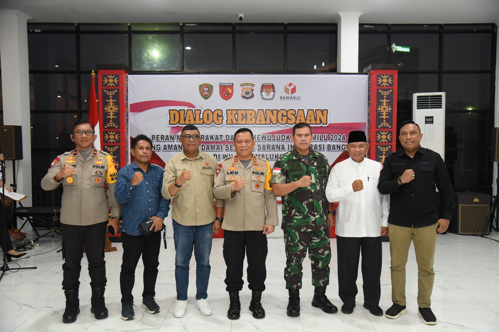 Hadiri Dialog Kebangsaan, Pangdam Tegaskan Kodam Pattimura Junjung Tinggi Netralitas TNI