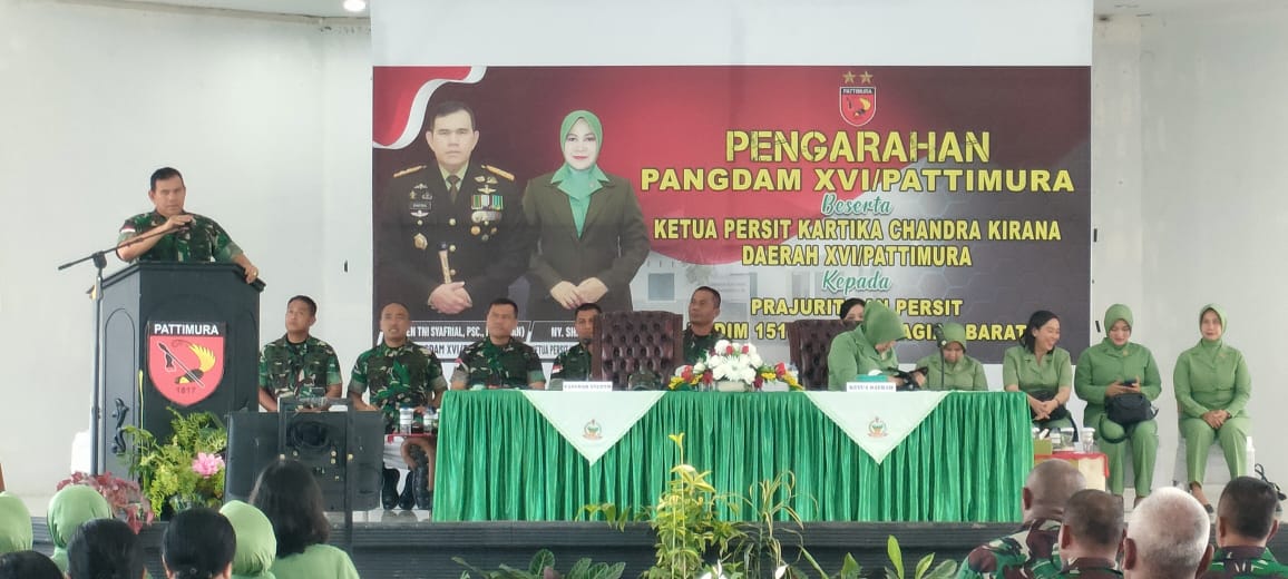 Kunjungi  Kodim SBB, Ini Arahan Pangdam