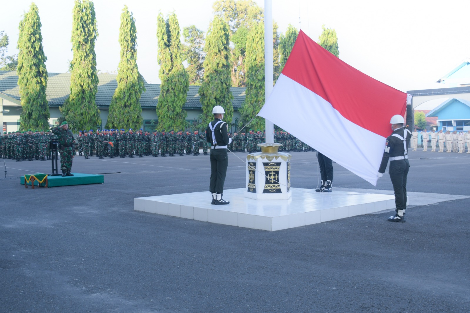 Pangdam Pattimura Pimpin Upacara 17-an