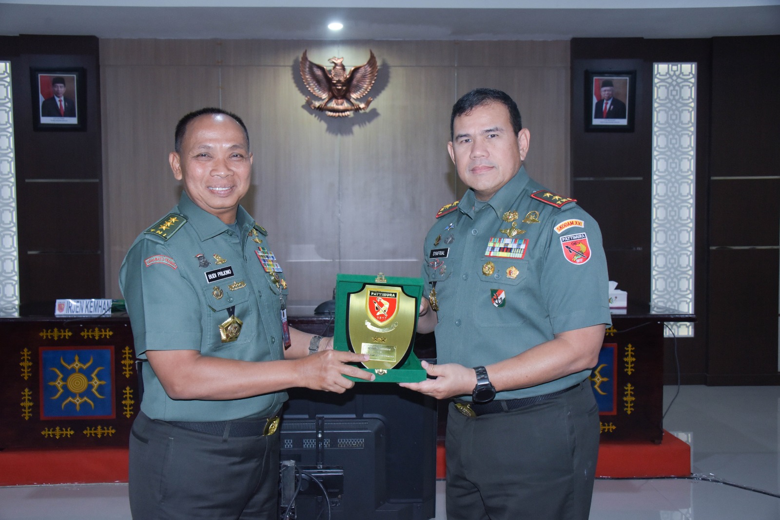 Kodam Pattimura Terima Sosialisasi Penatausahaan Pemanfaatan Aset BMN Kemhan