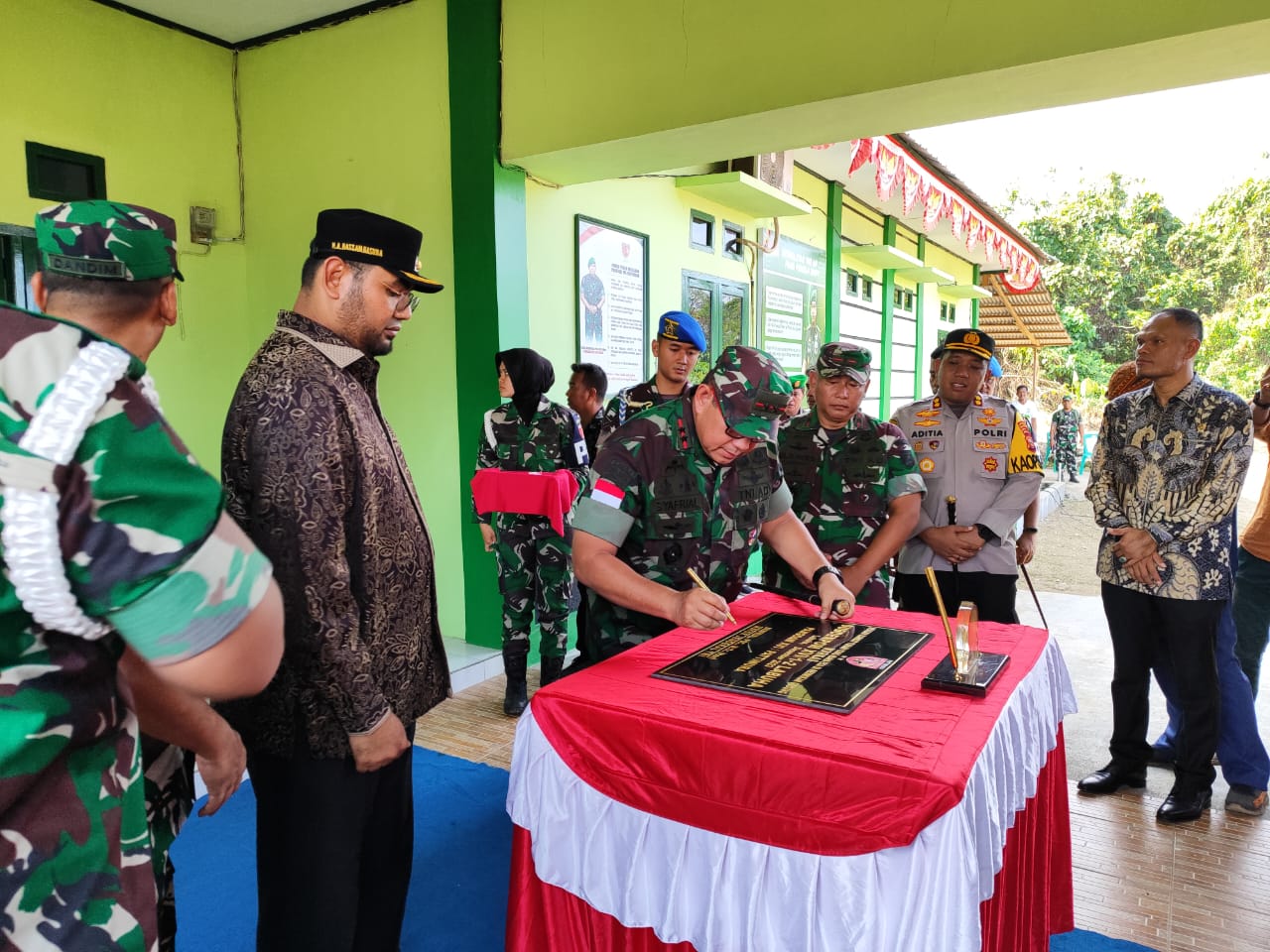 Pangdam Pattimura Resmikan Subdenpom Labuha