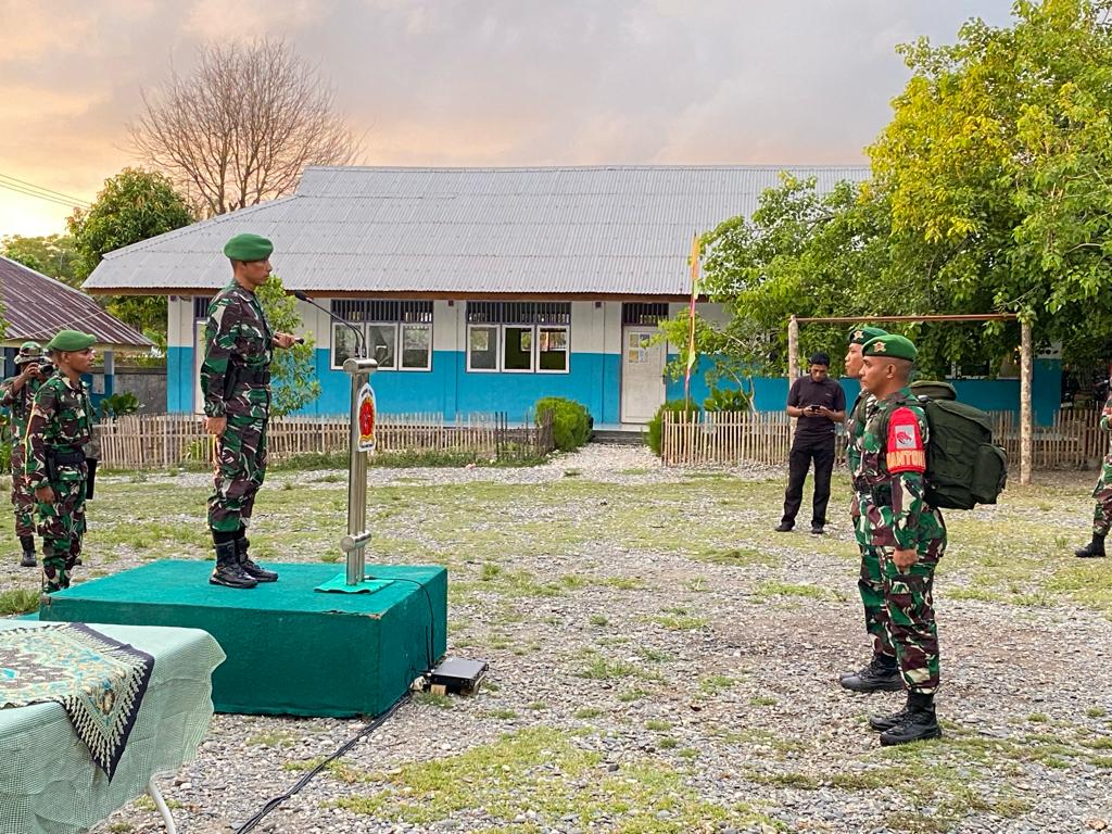 Kodim 1502/Masohi Ikut Peleton Beranting Yudha Wastu Pramuka Jaya.