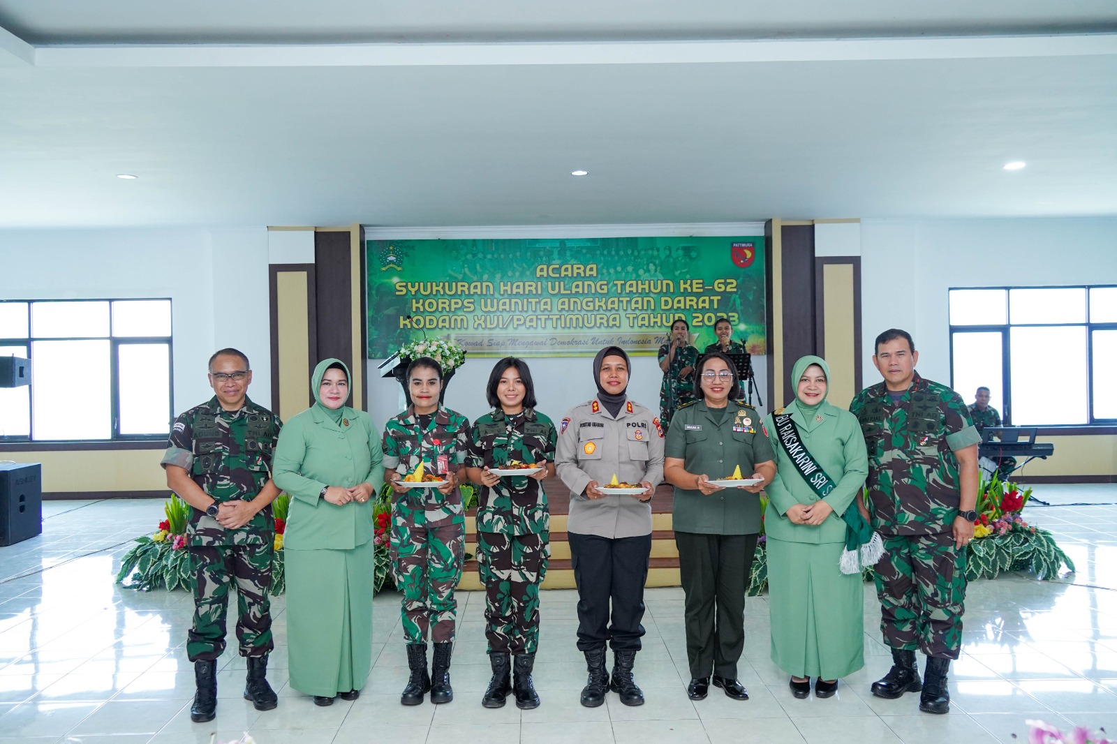 Kodam XVI/Pattimura Gelar Syukuran HUT Kowad Ke-62