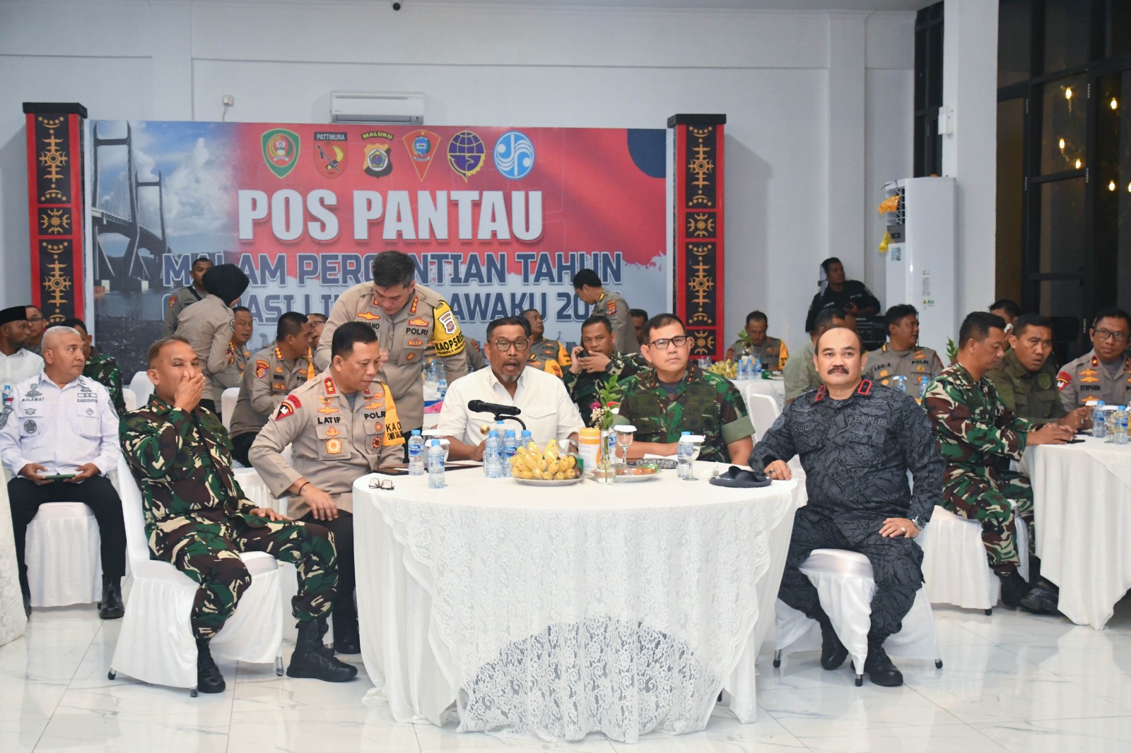 Kodam Pattimura Gelar Monitoring Malam Pergantian Tahun Baru 2024