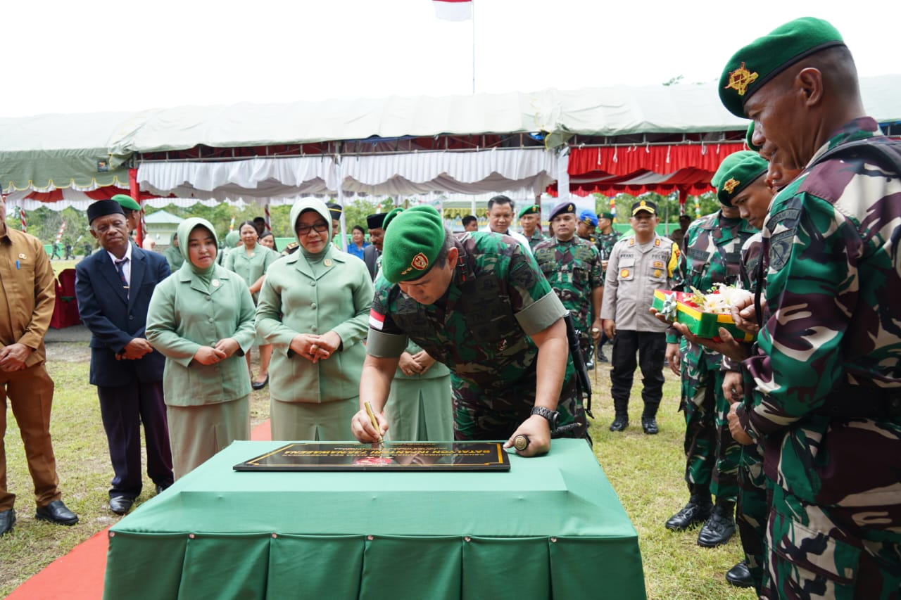 Pangdam Pattimura Resmikan Batalyon 735/Nawasena