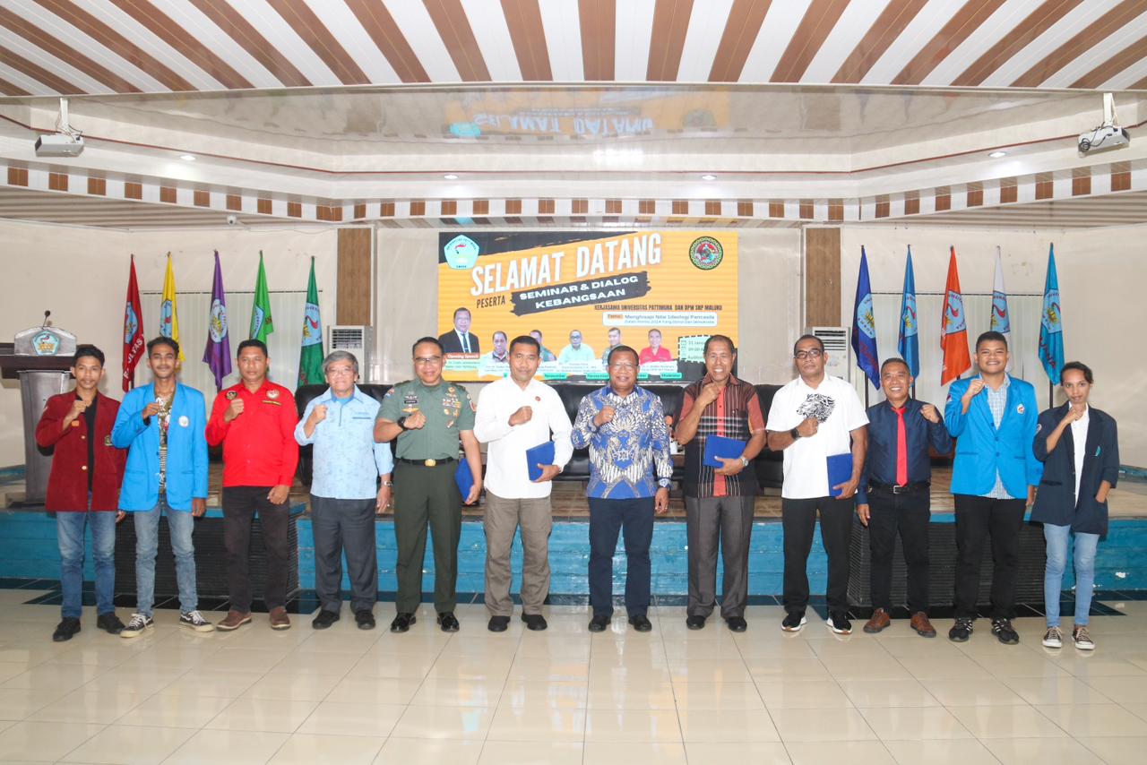 Kasdam Pattimura Menjadi Narasumber Seminar dan Dialog Kebangsaan Universitas Pattimura