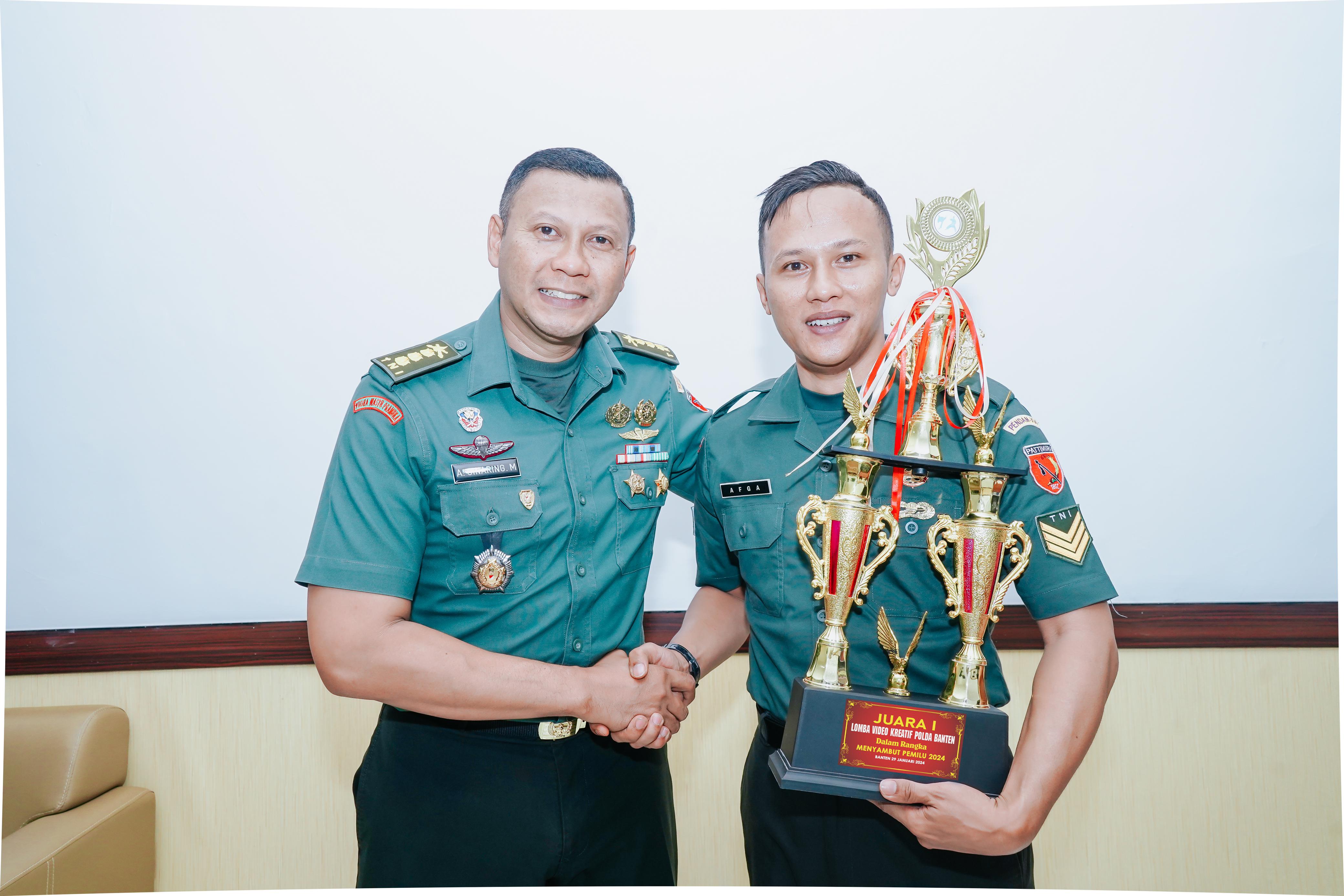 Juarai Lomba Video Kreatif, Pangdam Pattimura Apresiasi Prajurit Pendam