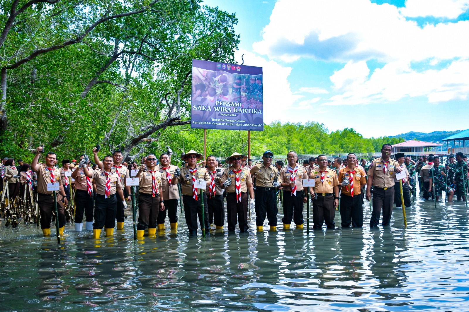 Pangdam Pattimura Buka Persami Saka Wira Kartika Kodam XVI/Pattimura Tahun 2024