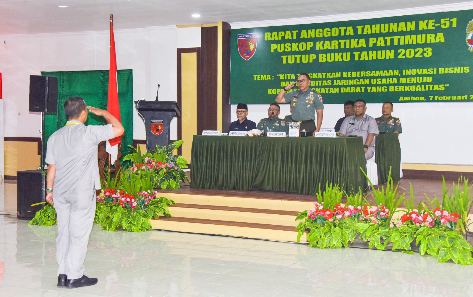 Sampaikan Pertanggungjawaban, Puskop Kartika Pattimura Gelar RAT ke-51