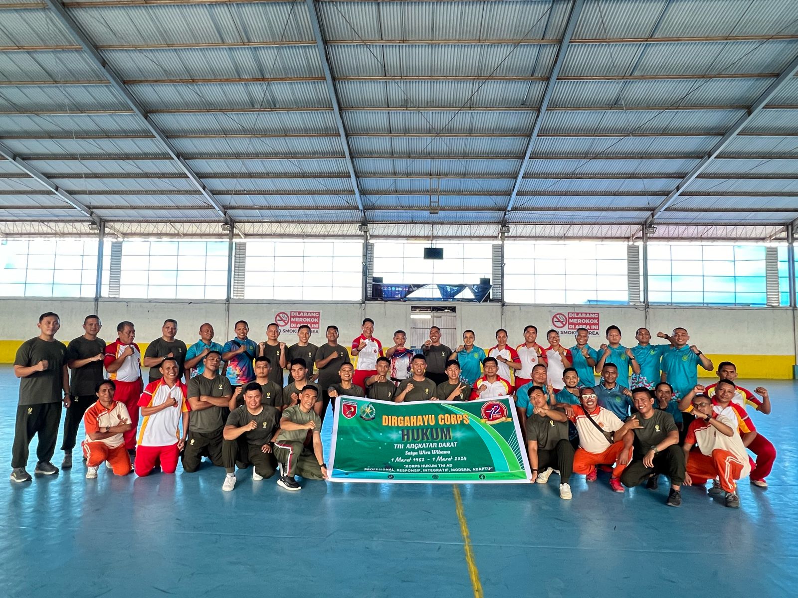 Sambut HUT Korps Hukum Ke-72 Kumdam XVI/Ptm gelar perlombaan