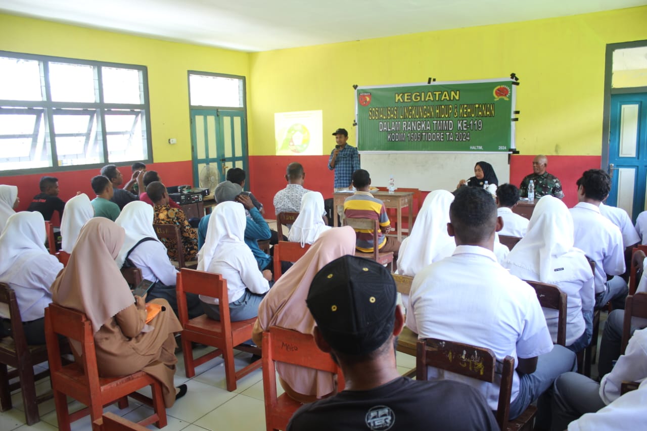 Satgas TMMD, Gandeng Dinas Lingkungan Hidup Gelar Sosialisasi