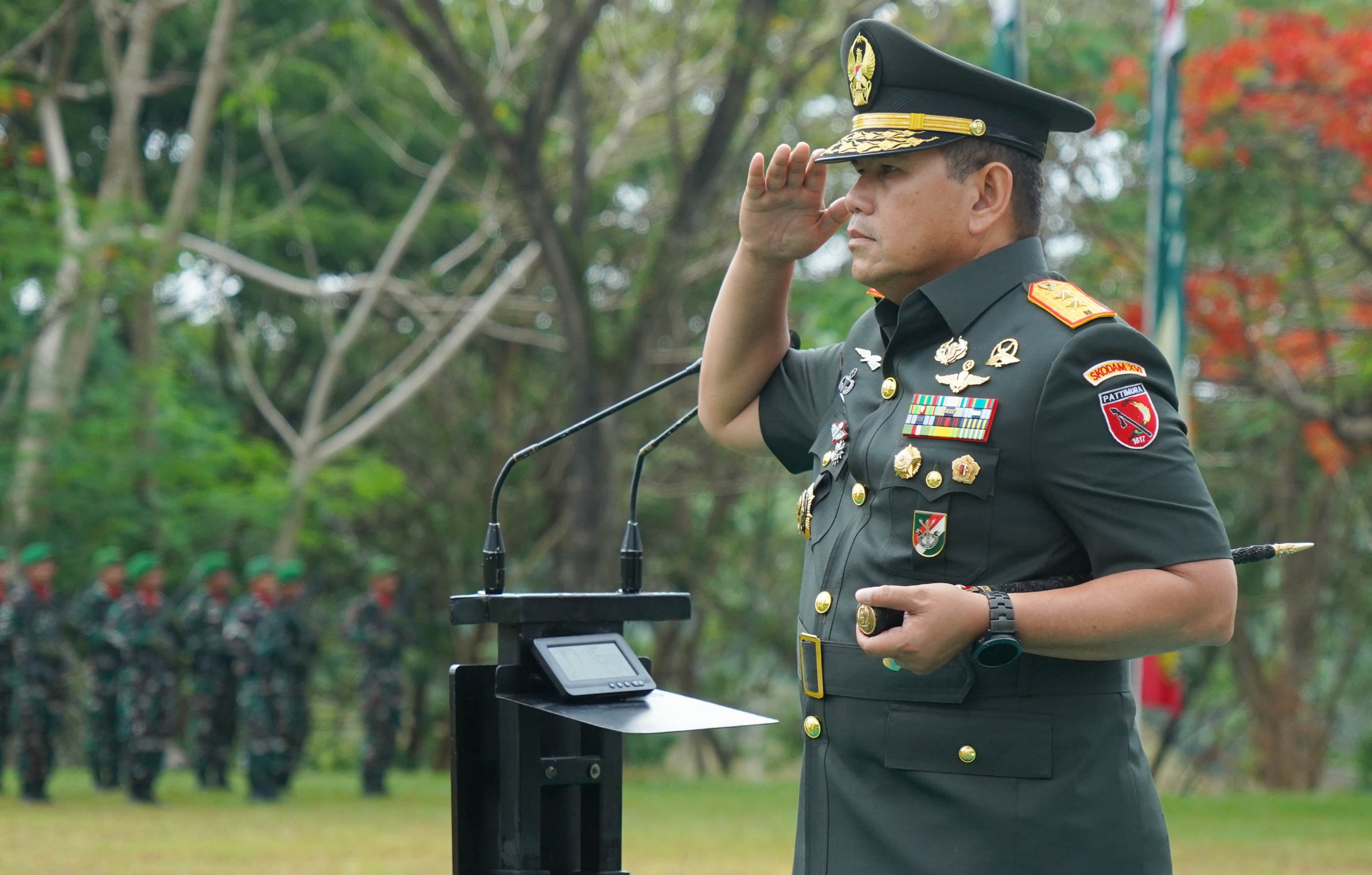 Tutup Pendidikan, Pangdam Pattimura: Tanamkan Budaya Belajar dan Berlatih Sebagai Kebutuhan