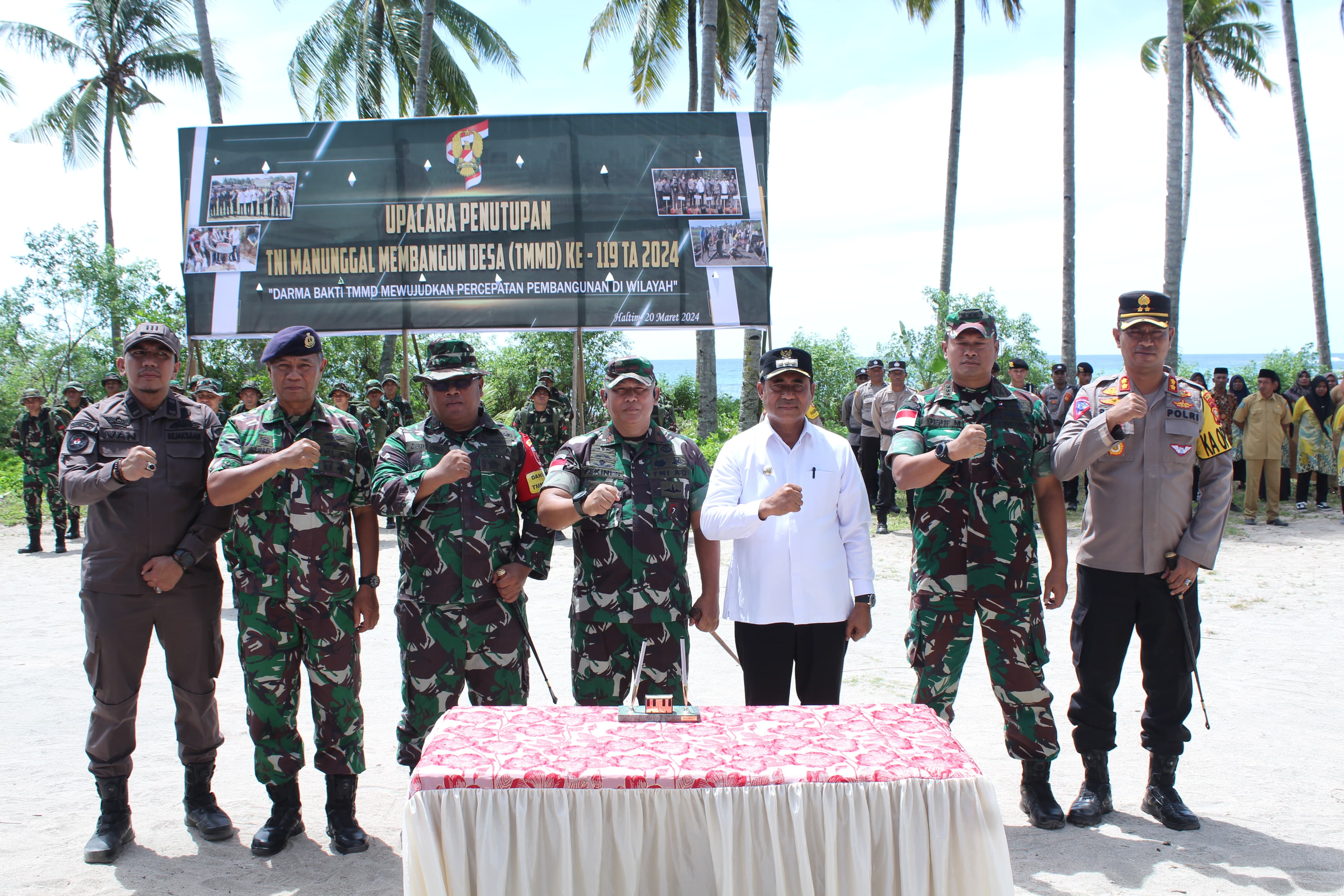 Danrem 152 Baabullah, Tutup TMMD Dengan Sukses dan Apresiasi Tinggi