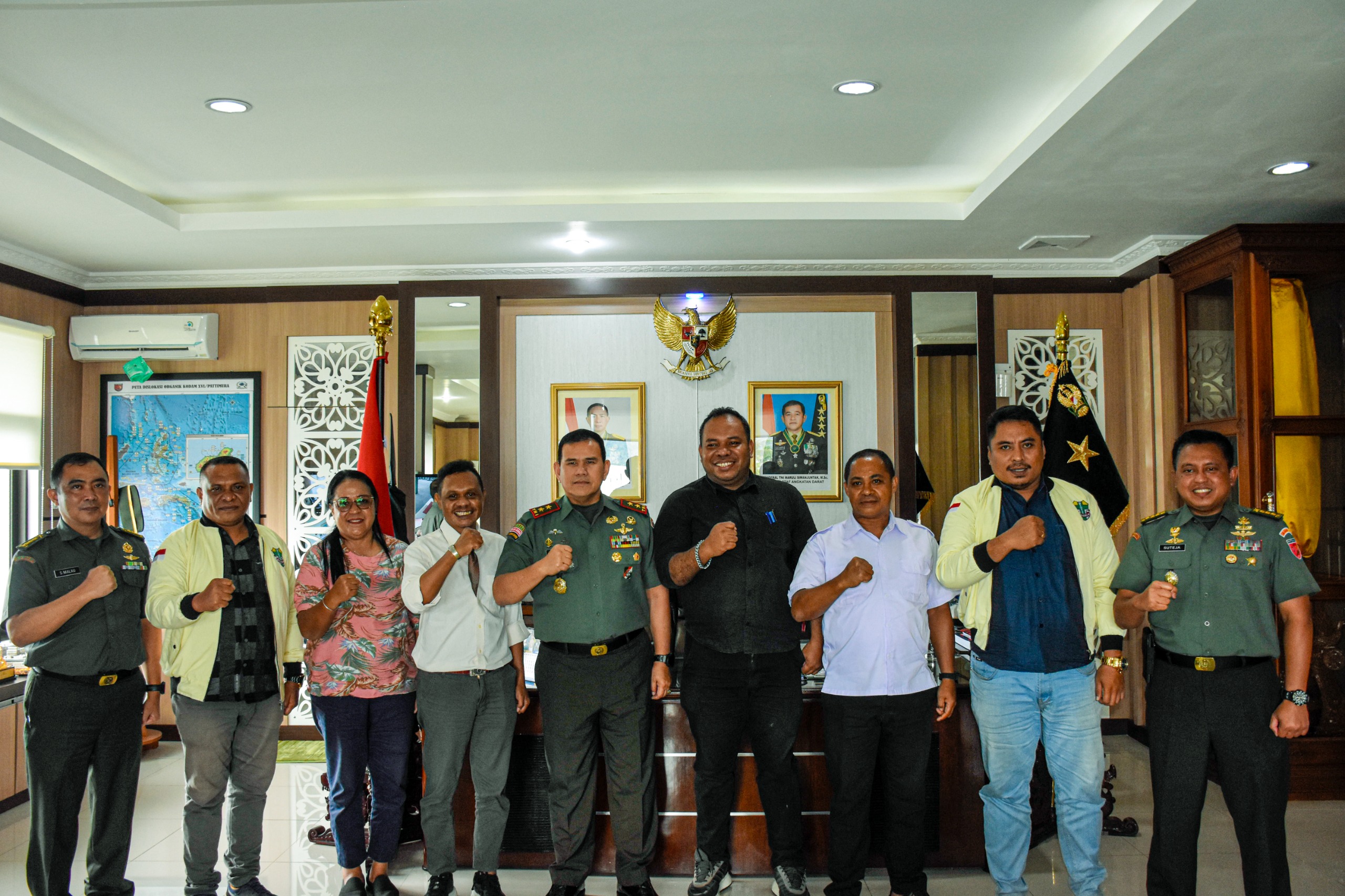 Pangdam Pattimura Ajak Ormas dan Organisasi Kepemudaan Katolik Jaga Situasi Keamanan