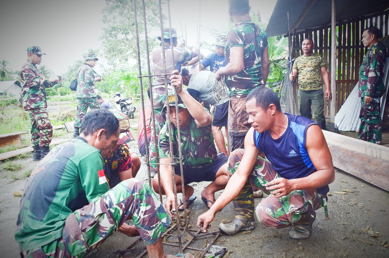 Atasi Kesulitan Air Bersih, Satgas TMMD Bangun Sumur Bor