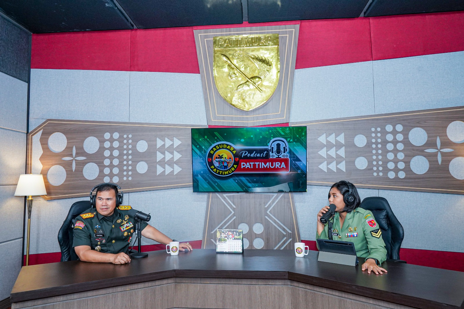 Launching Podcast Pattimura, Pangdam Jadi Tamu Perdana