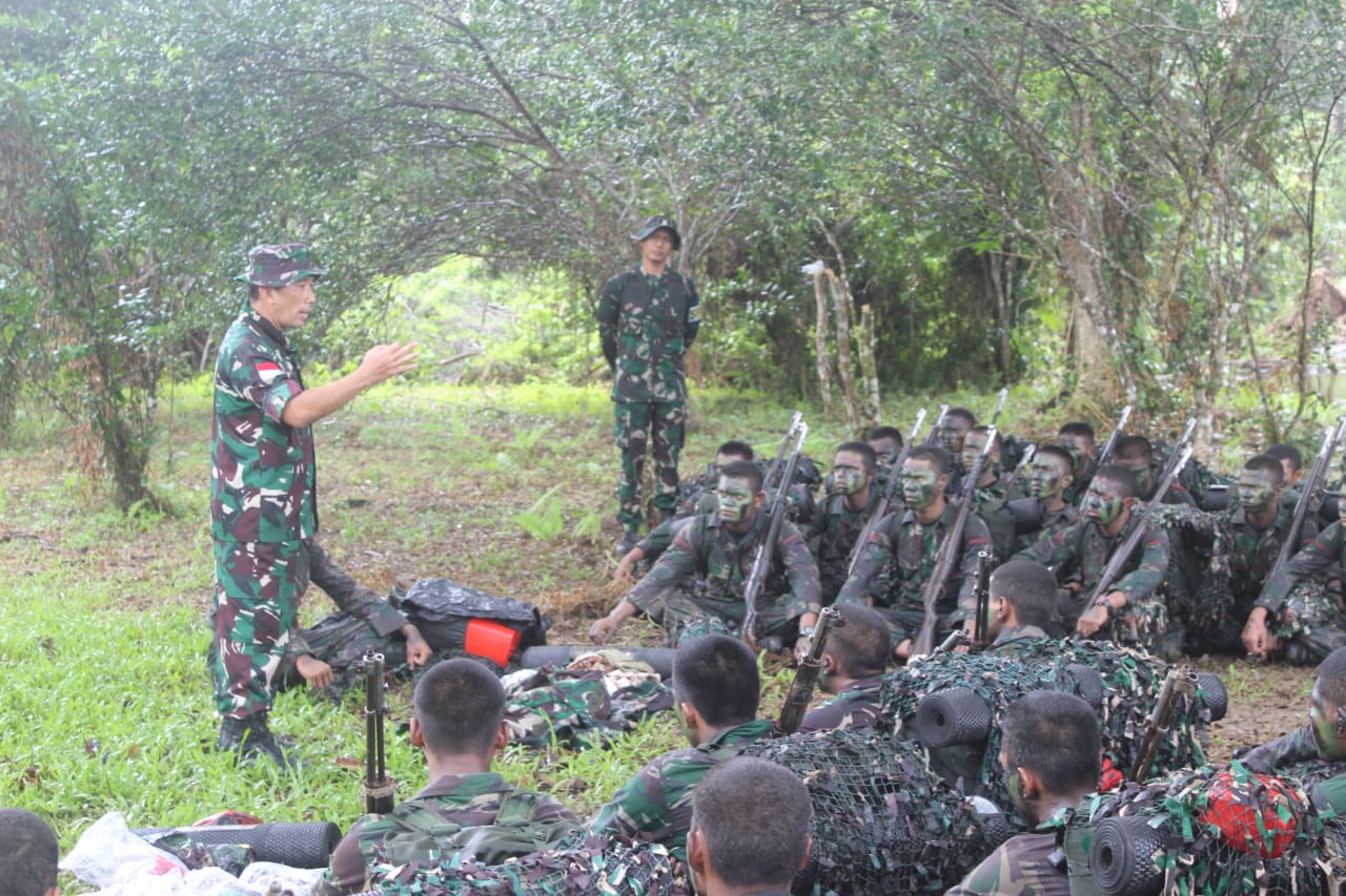 Kasdam XV/Pattimura Tinjau Langsung Latihan Yudha Wastu Pramukha