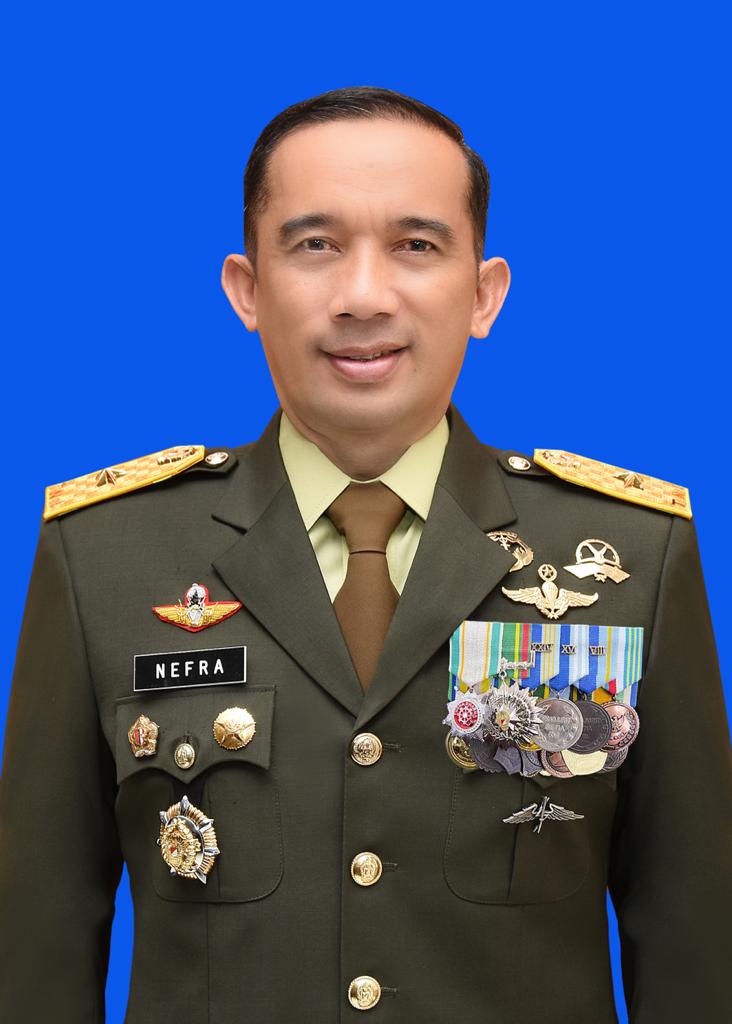 Kasdam XV/Pattimura (Brigjen TNI Dr. Nefra Firdaus, S.E., M.M.)