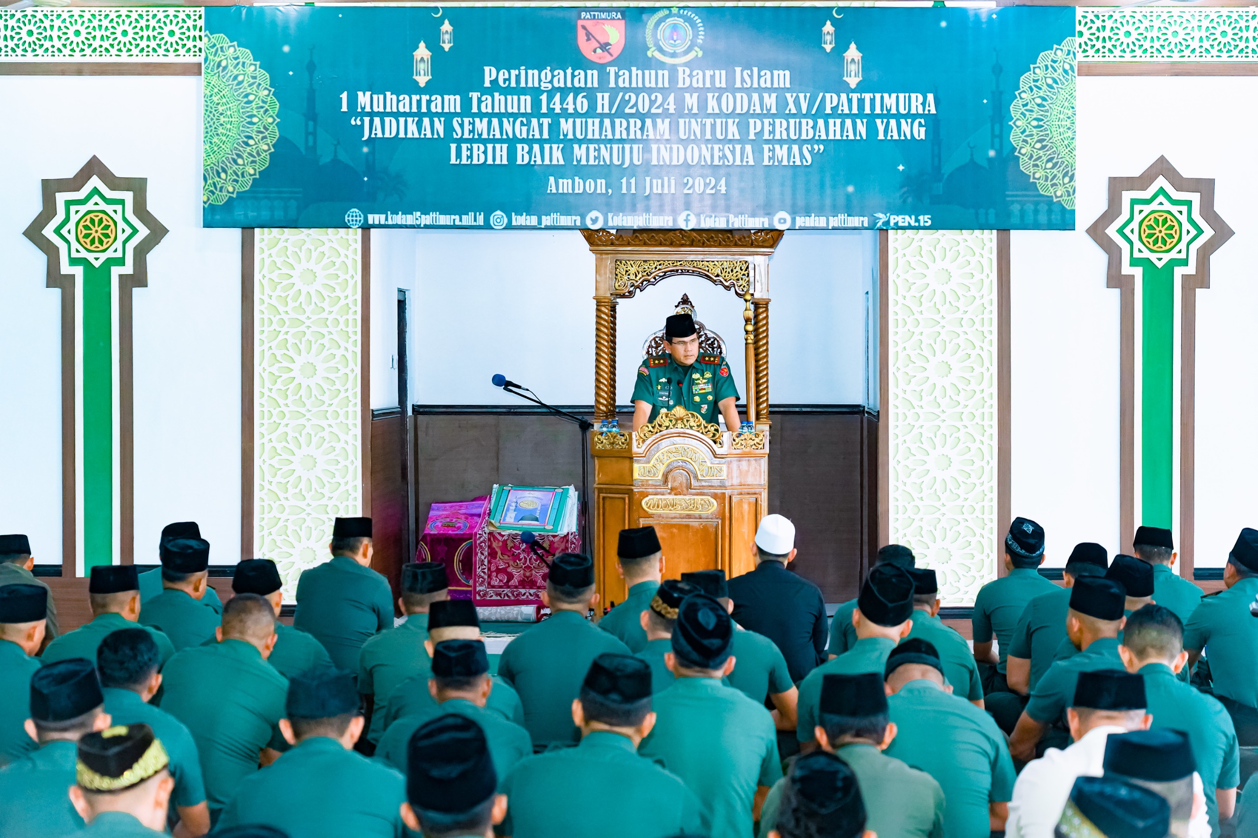 Peringati Tahun Baru Islam, Pangdam Pattimura Ajak Introspeksi Diri