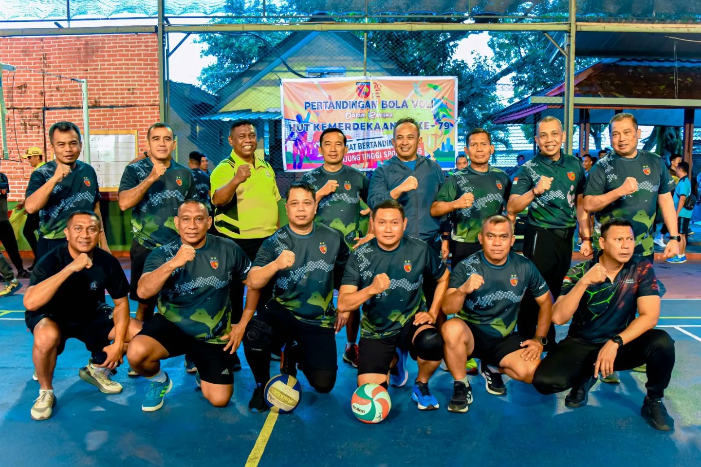 Lomba Voli Meriahkan Peringatan HUT Ke-79 RI di Kodam XV/Pattimura