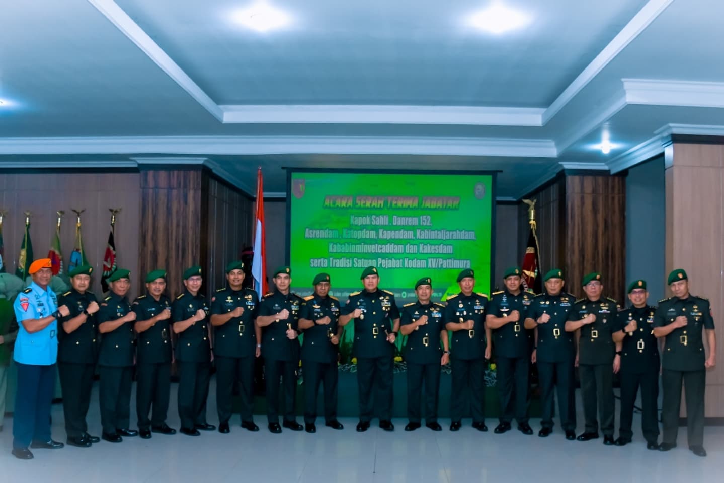 Pangdam Pattimura Pimpin Sertijab Dua Jenderal