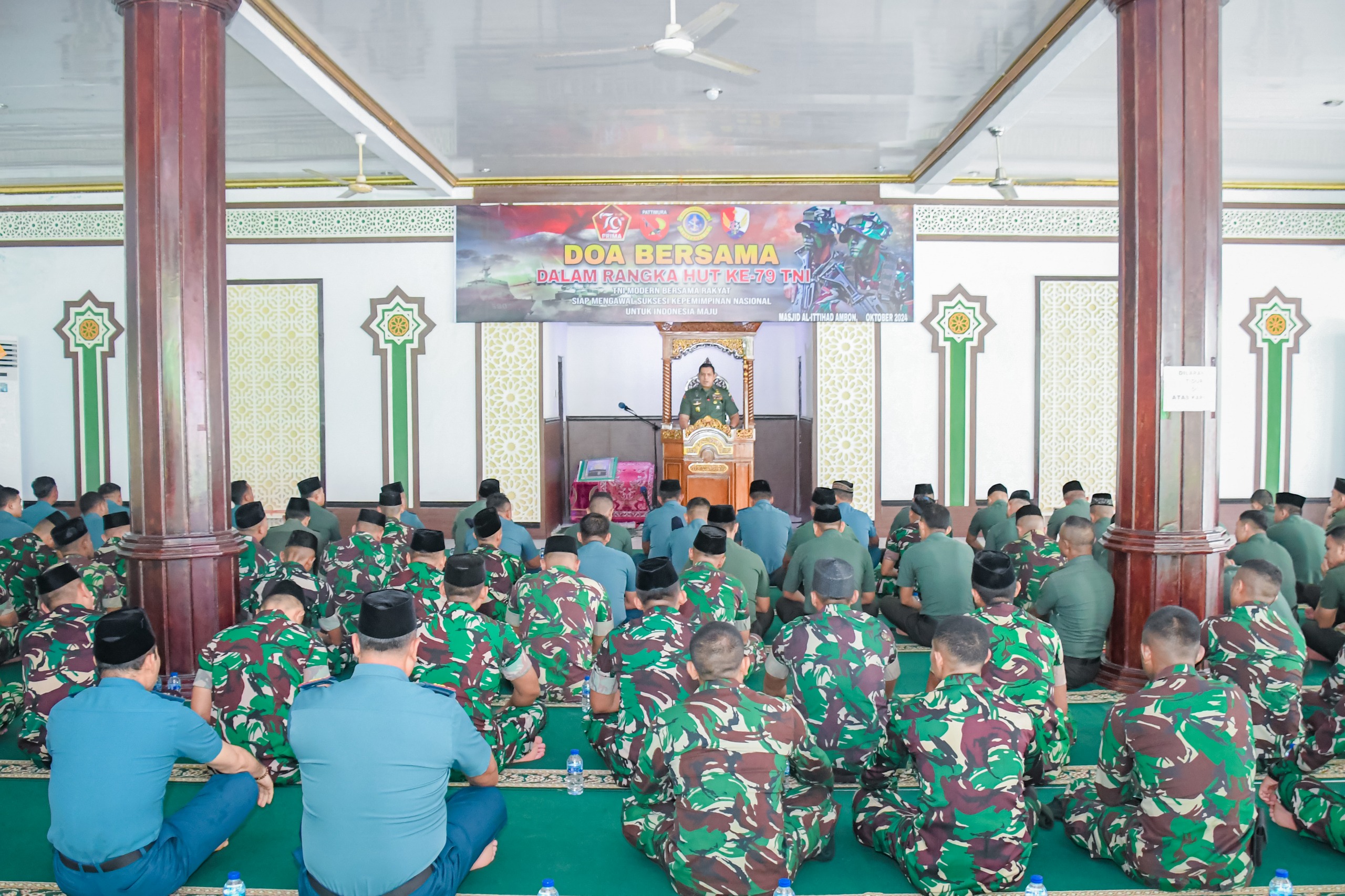 TNI Panjatkan Doa Bersama Jelang HUT ke-79