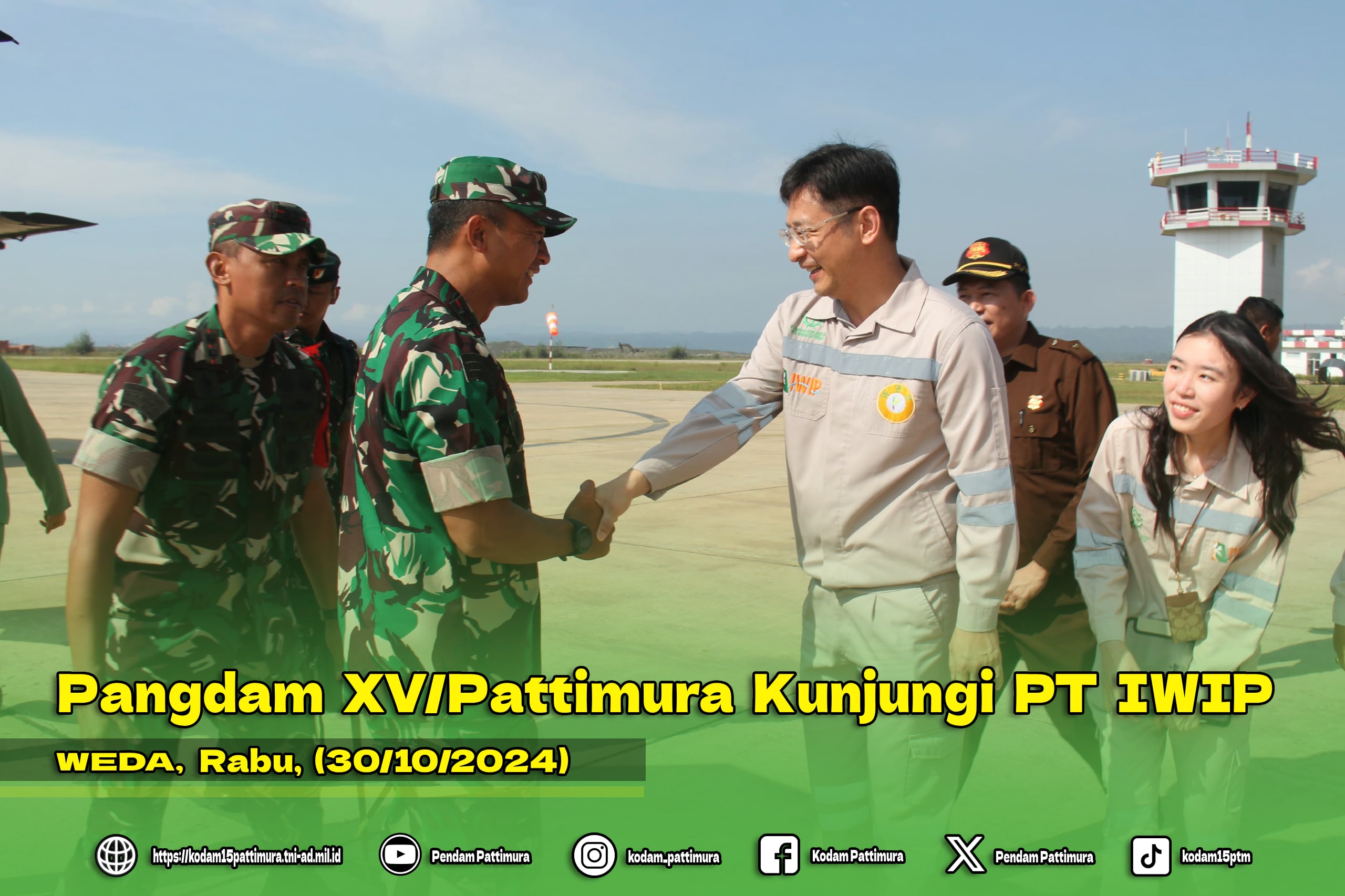 Pangdam XV/Pattimura Kunjungi PT IWIP