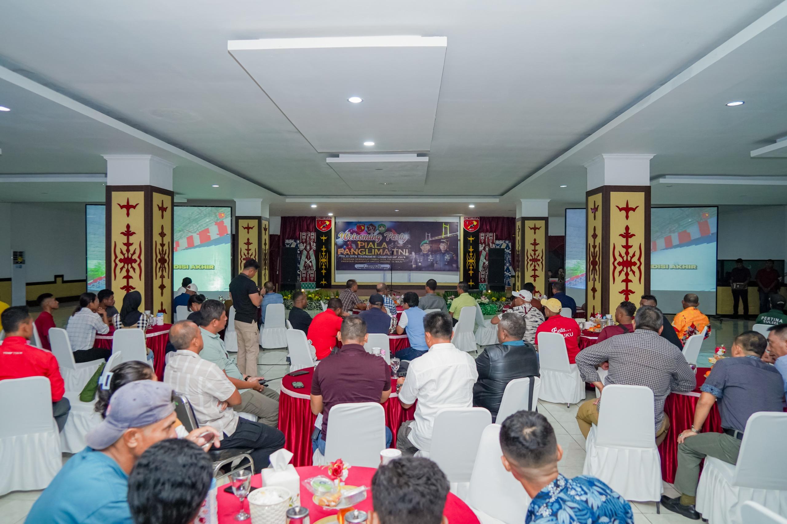 Kodam XV/Pattimura Gelar Acara Welcome Party Kejuaraan Tinju Amatir Panglima TNI Tahun 2024