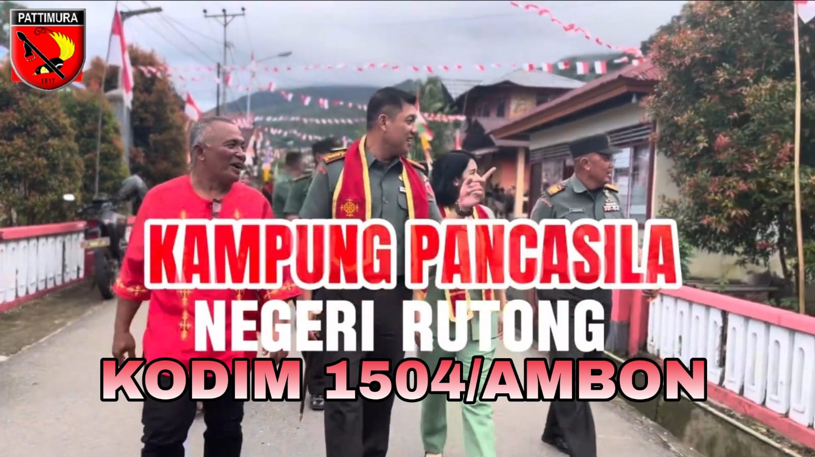 Kodim 1504/Ambon Sabet Juara  Kasad Award Kampung Pancasila