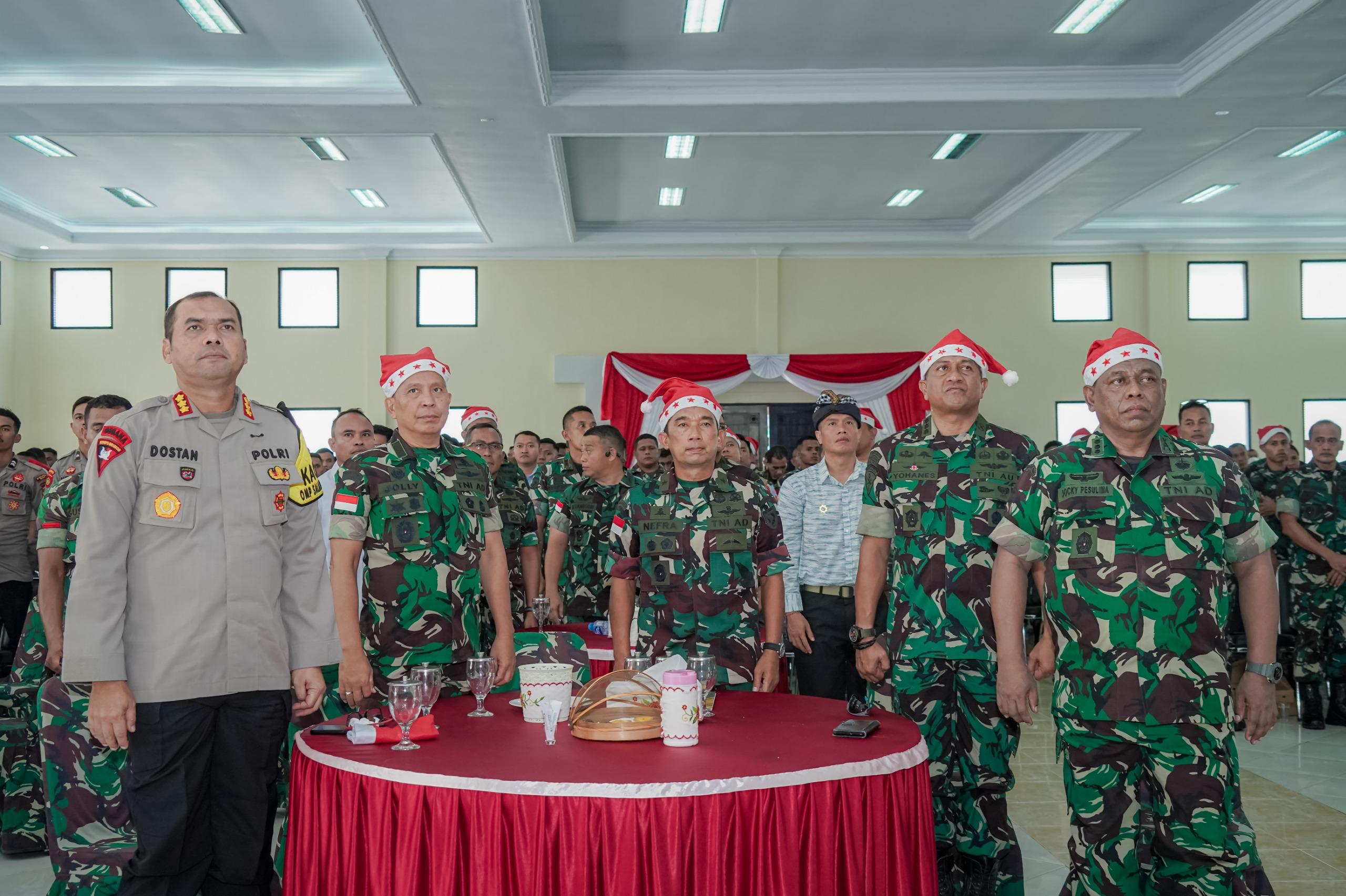 Kodam XV/Pattimura Gelar Natal Bersama 2024 Dilanjutkan dengan Live Streaming Perayaan Natal Bersama Oleh Bapak Kasad