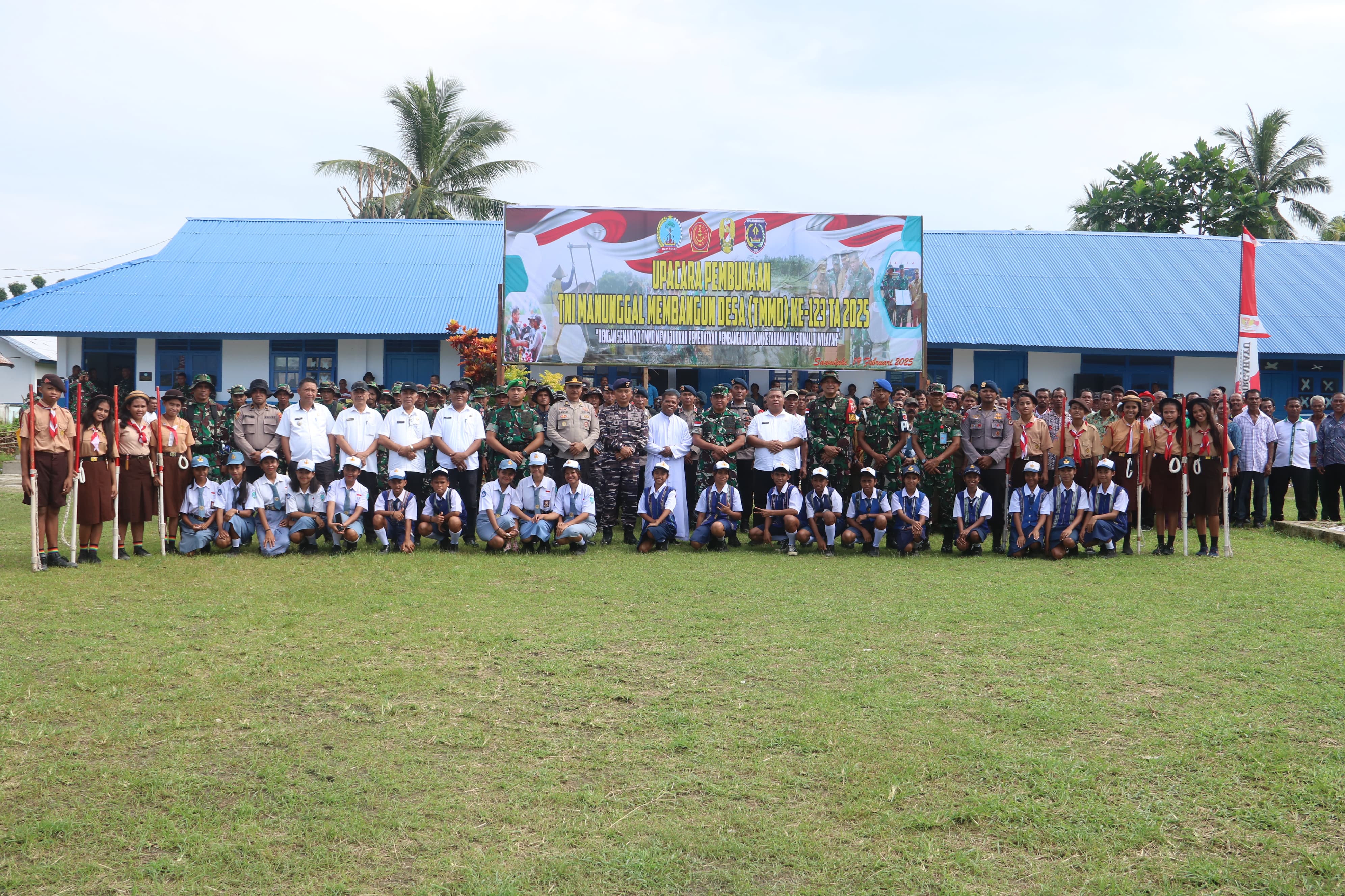TMMD ke 123 Kodim 1507/ Saumlaki TA. 2025 Resmi di Buka