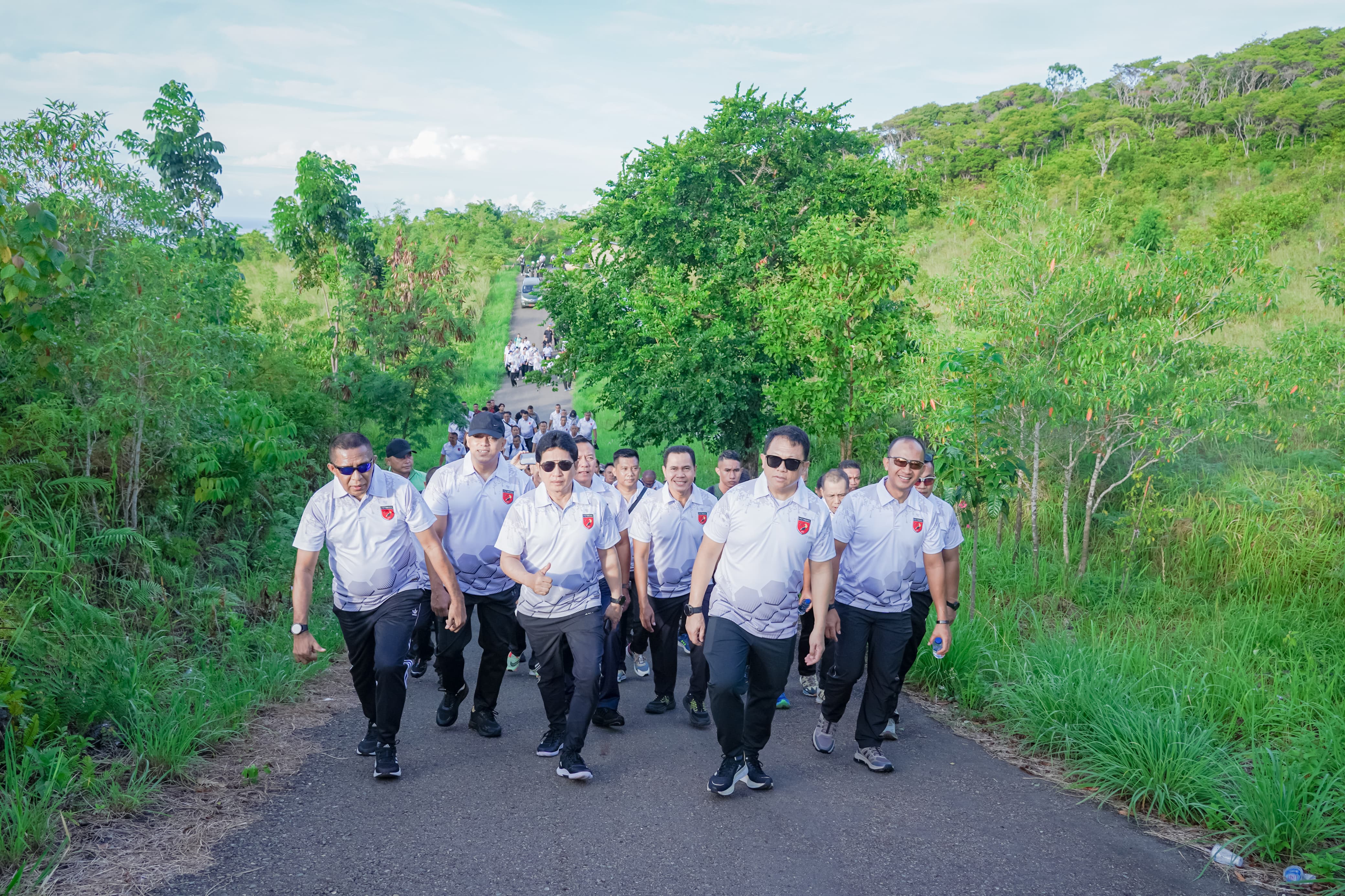 Rapim Kodam XV/Pattimura Ditutup Dengan Kegiatan Olah Raga Bersama