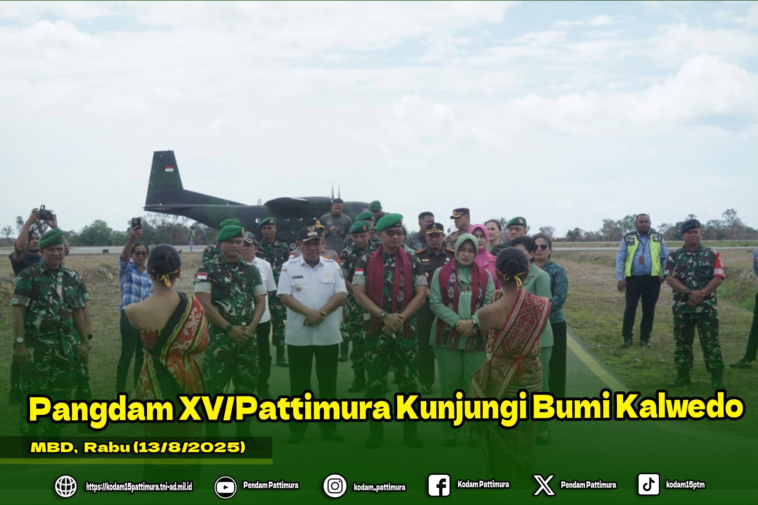 Pangdam XV/Pattimura Kunjungi Bumi Kalwedo