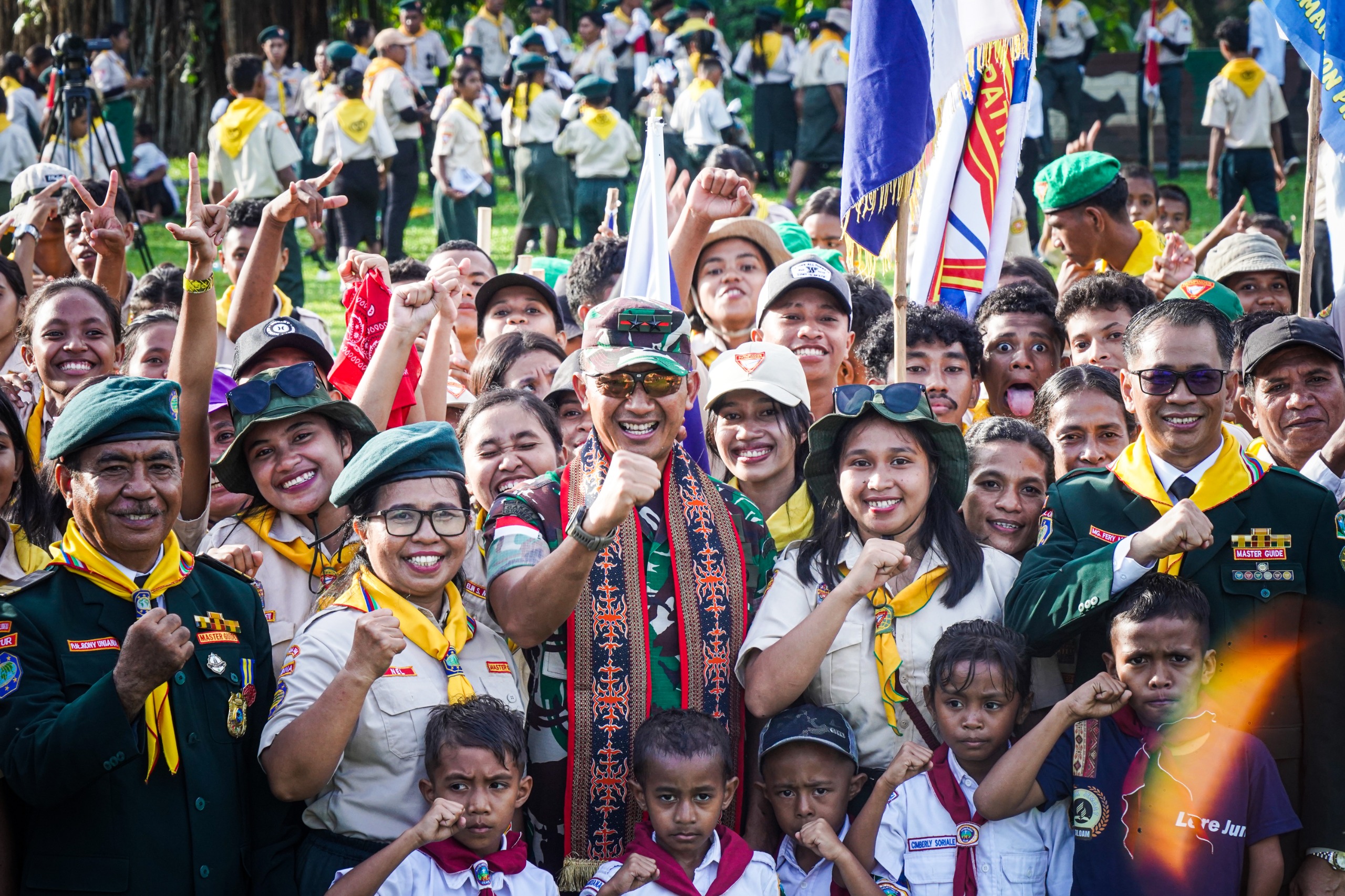 Pangdam XV/Pattimura Hadiri Camporee Pathfinder Advent Maluku 2026