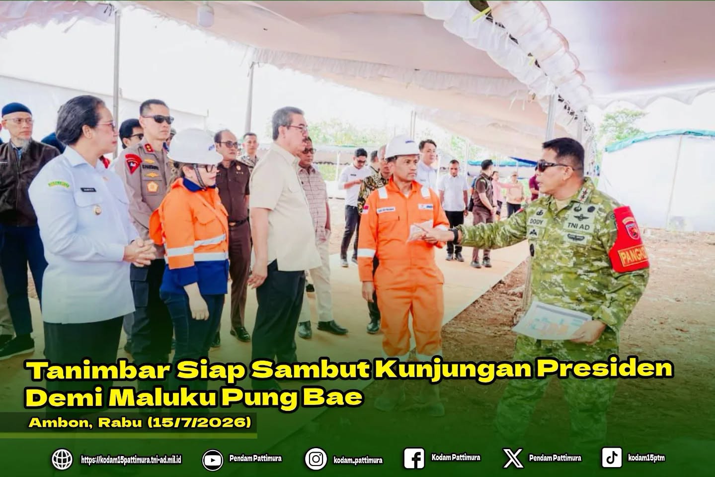 Tanimbar Siap Sambut Kunjungan Presiden Demi Maluku Pung Bae
