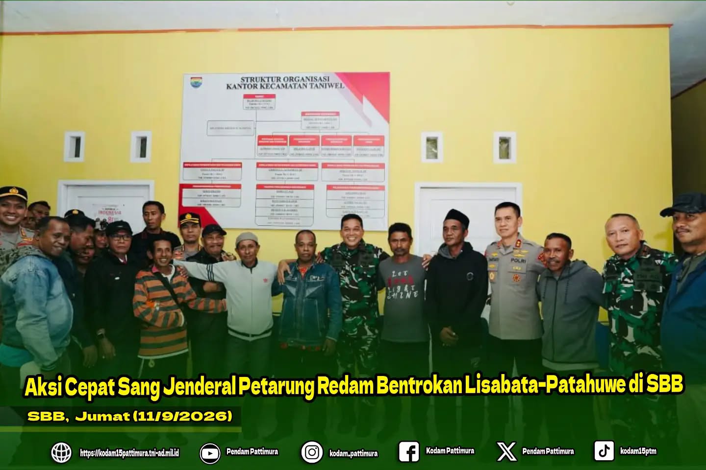 Aksi Cepat Sang Jenderal Petarung Redam Bentrokan Lisabata–Patahuwe di SBB